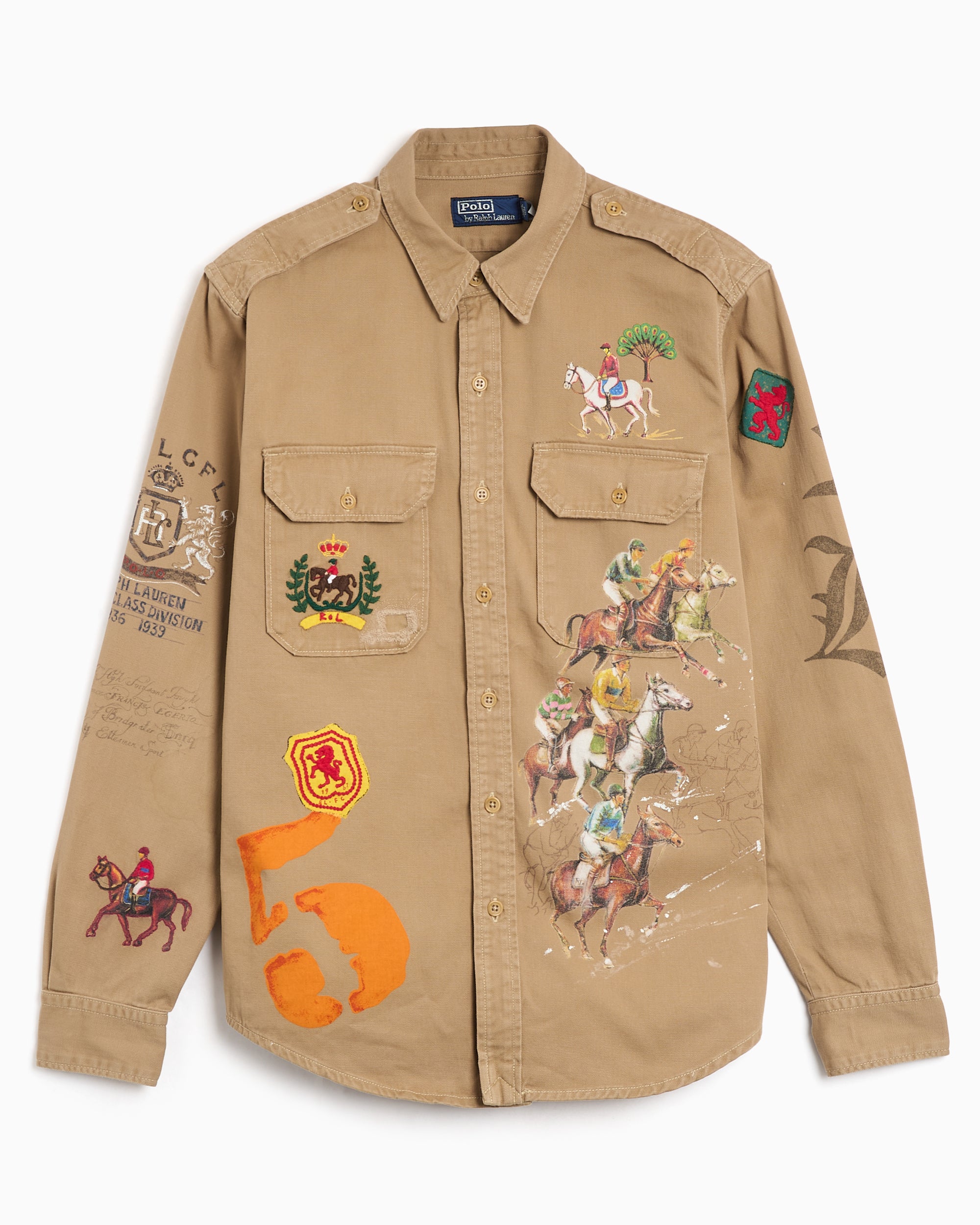 Jackets Coats Polo Ralph Lauren Graphic Relaxed Men's Overshirt - 710B14277001