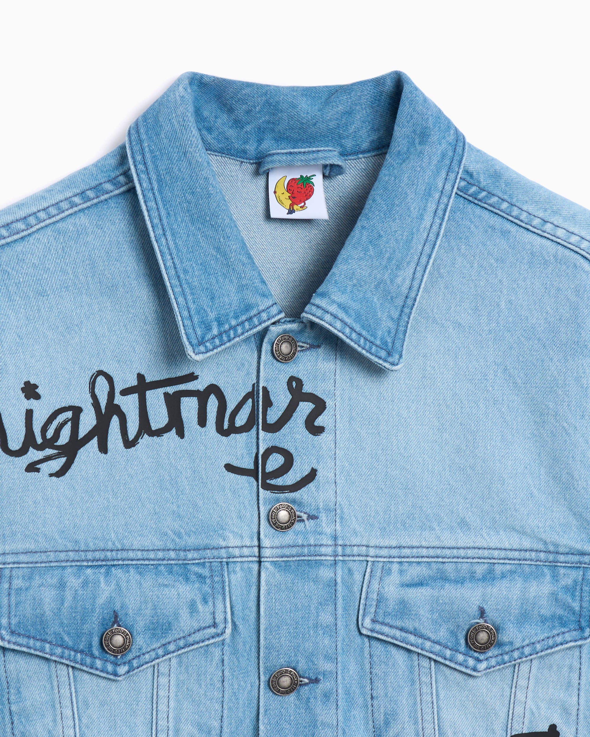 Jackets Coats Sky High Farm Workwear Sweet Dreams Denim Unisex Jacket Unisex Denim Jacket - SHF07J003-1