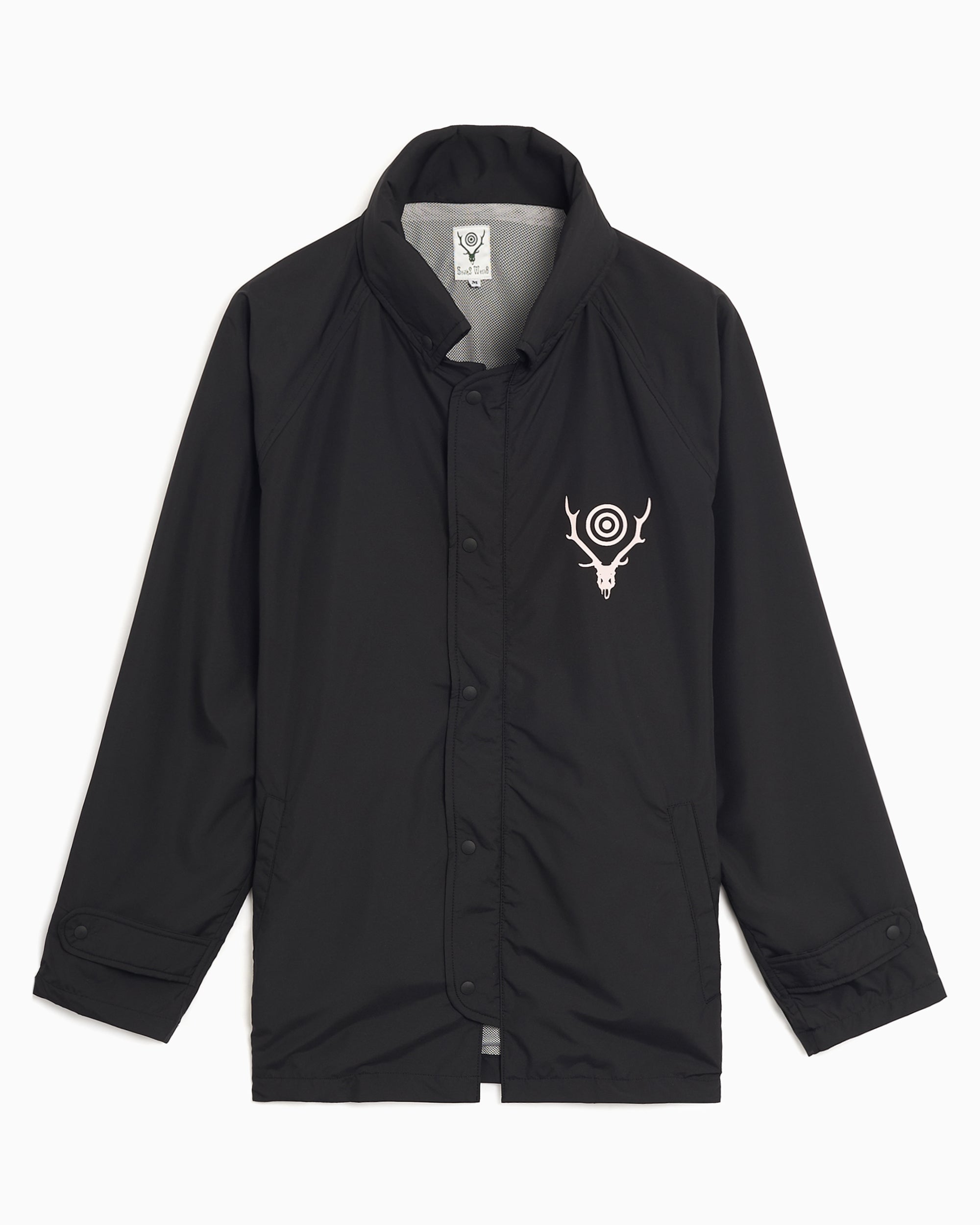 Jackets Coats South2 West8 Coach Men's Light Jacket - QV566-D-Black