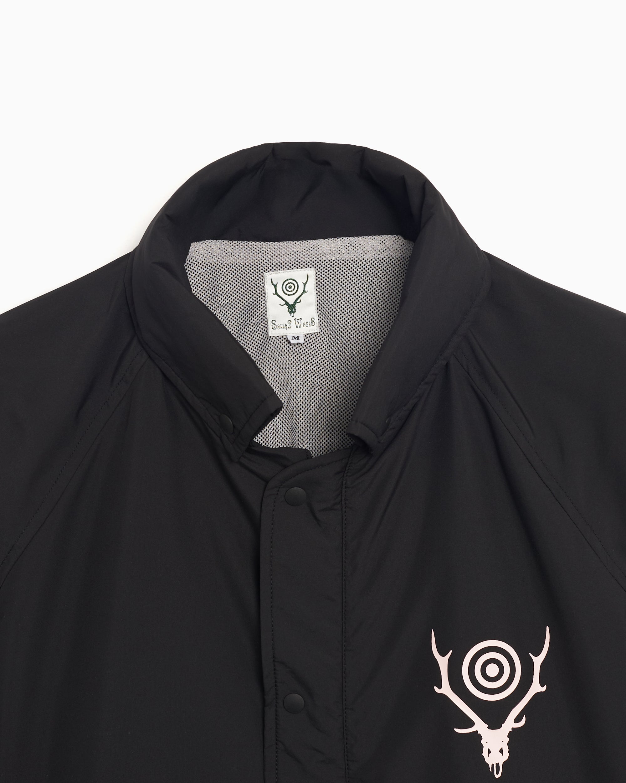 Jackets Coats South2 West8 Coach Men's Light Jacket - QV566-D-Black