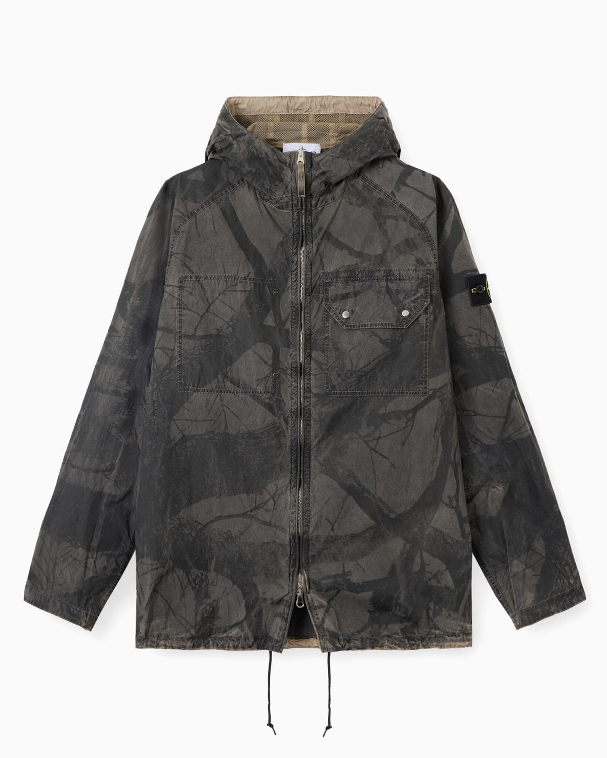 Jackets Coats Stone Island Forest Crinkle Reps-TC Camo Print Relaxed Men's Windbreaker - L2S151200038-V0094