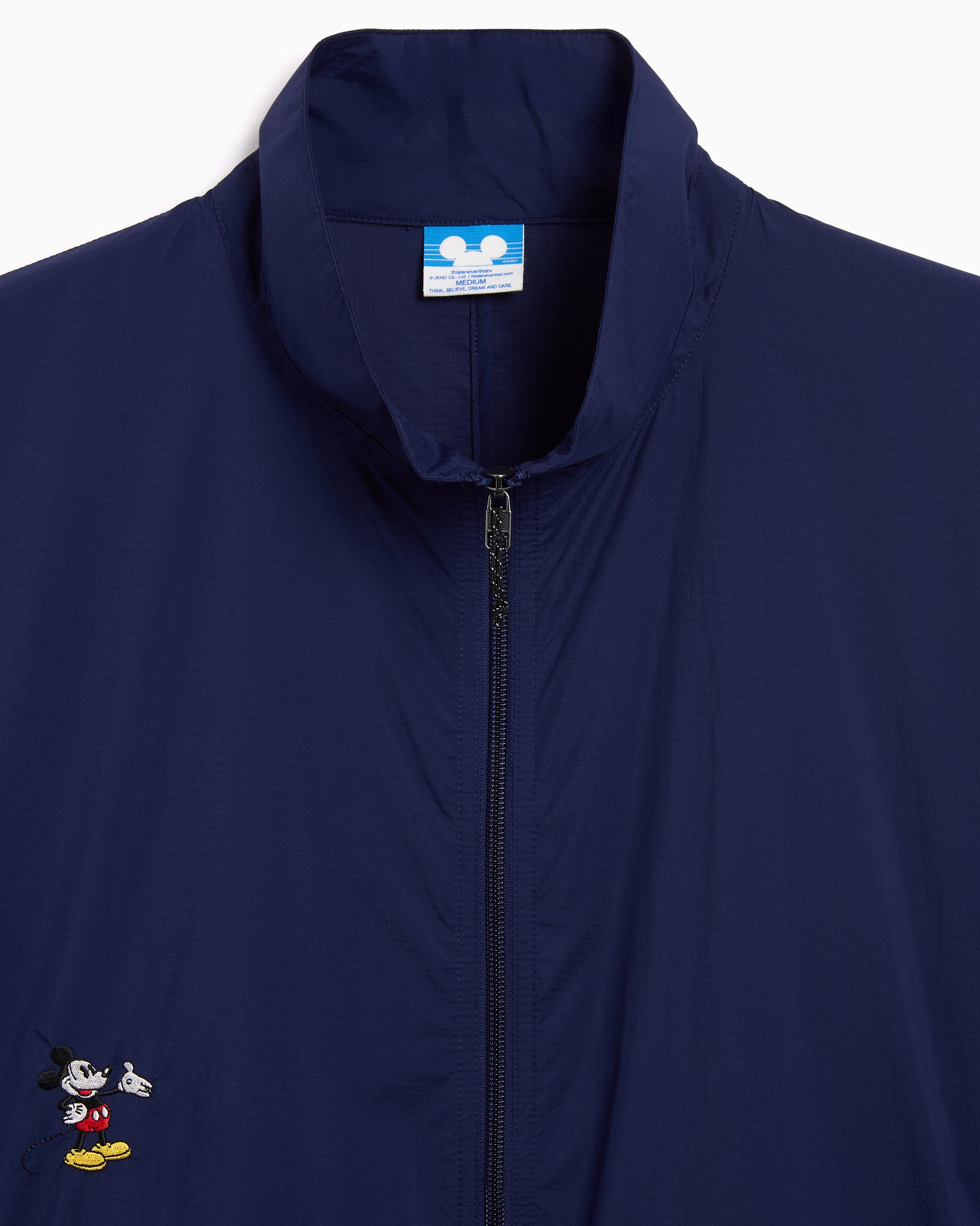 Jackets Coats thisisneverthat® Mickey PERTEX® EQ Men's Windbreaker - DS251WOWLS01-NAV