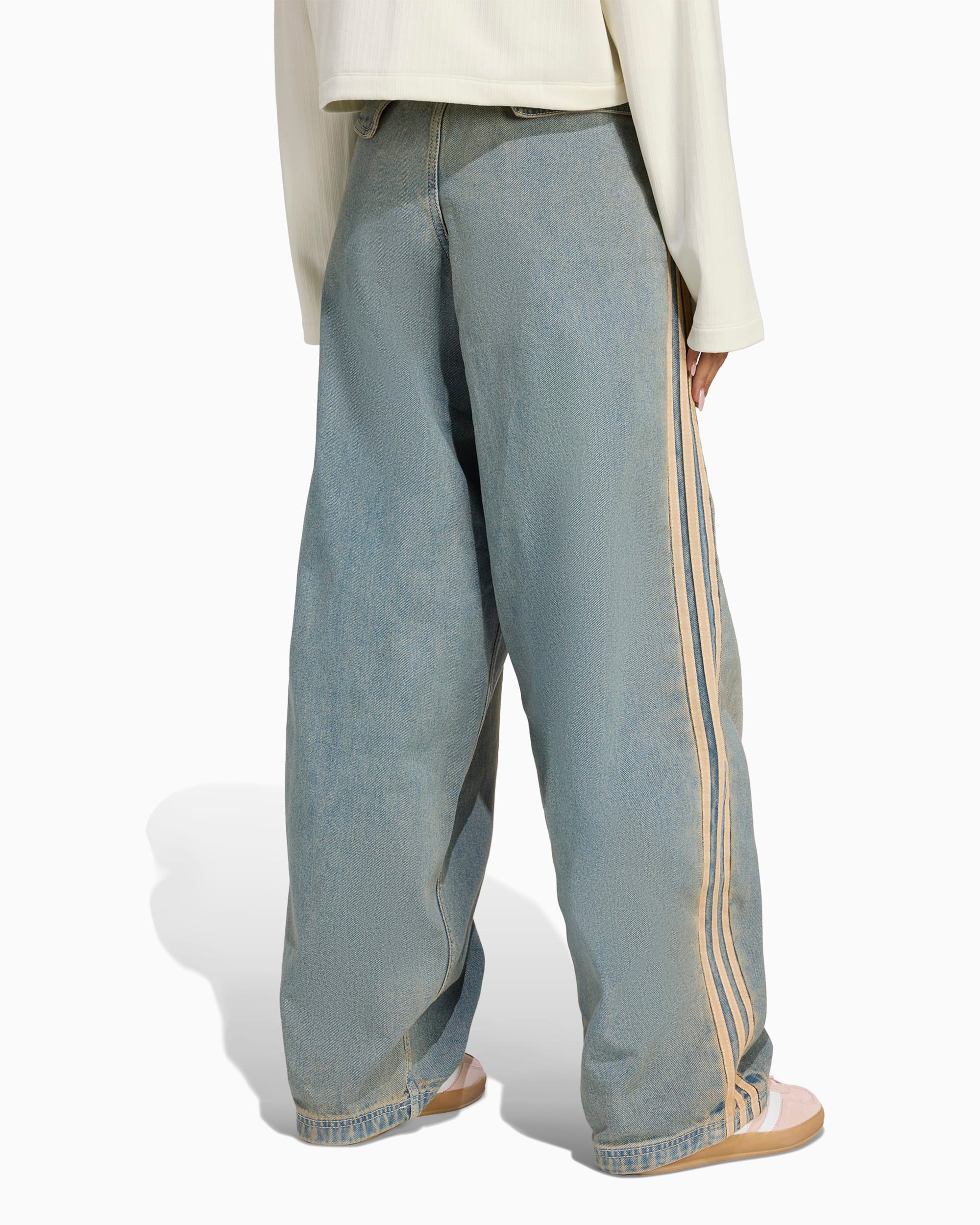 Jeans adidas Originals Premium Essentials Women's Wide Leg Jeans - JY2868