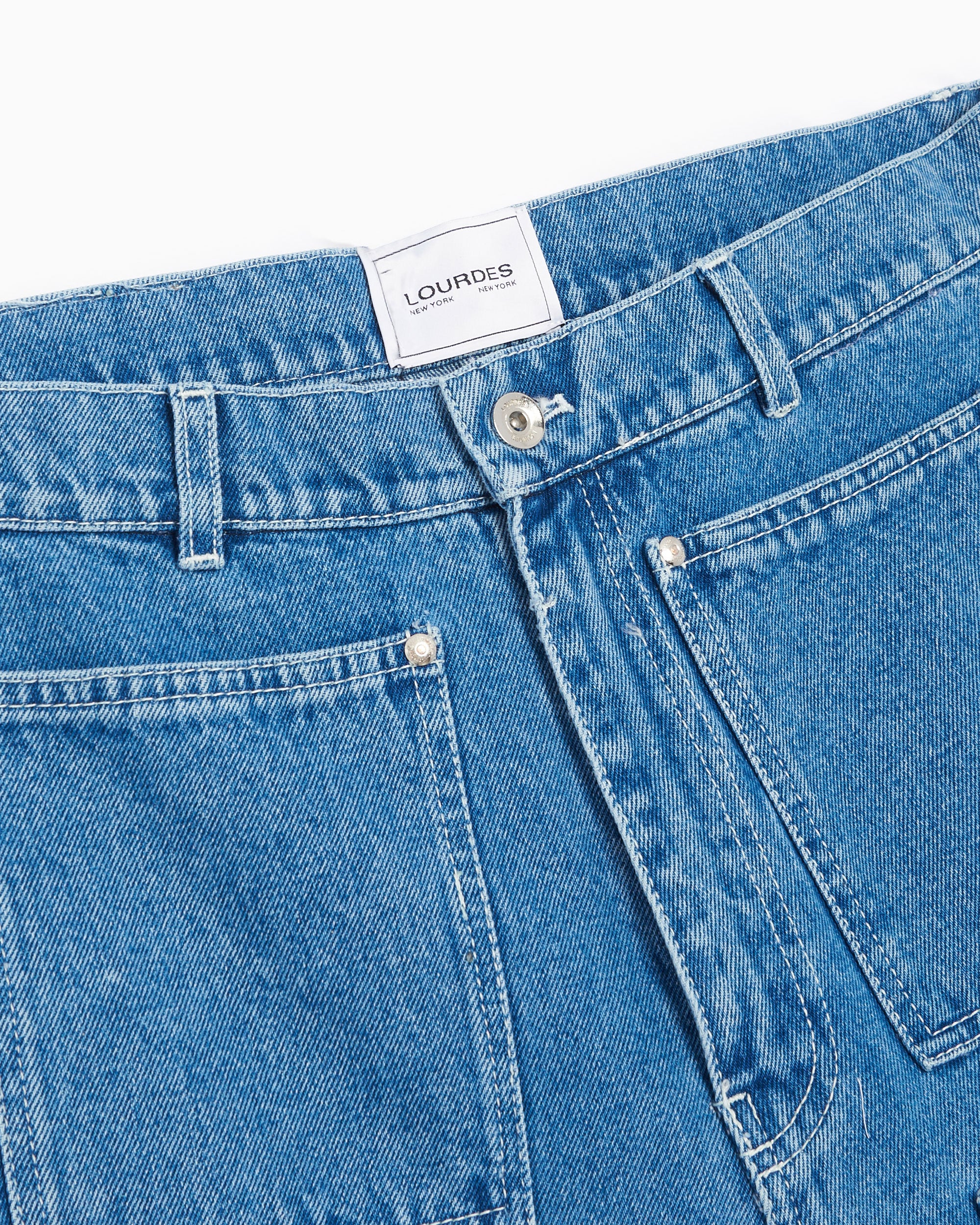 Jeans Lourdes New York Pockets Cargo Unisex Denim Pants Unisex Jeans - LO2SMT02AP-TE427.416