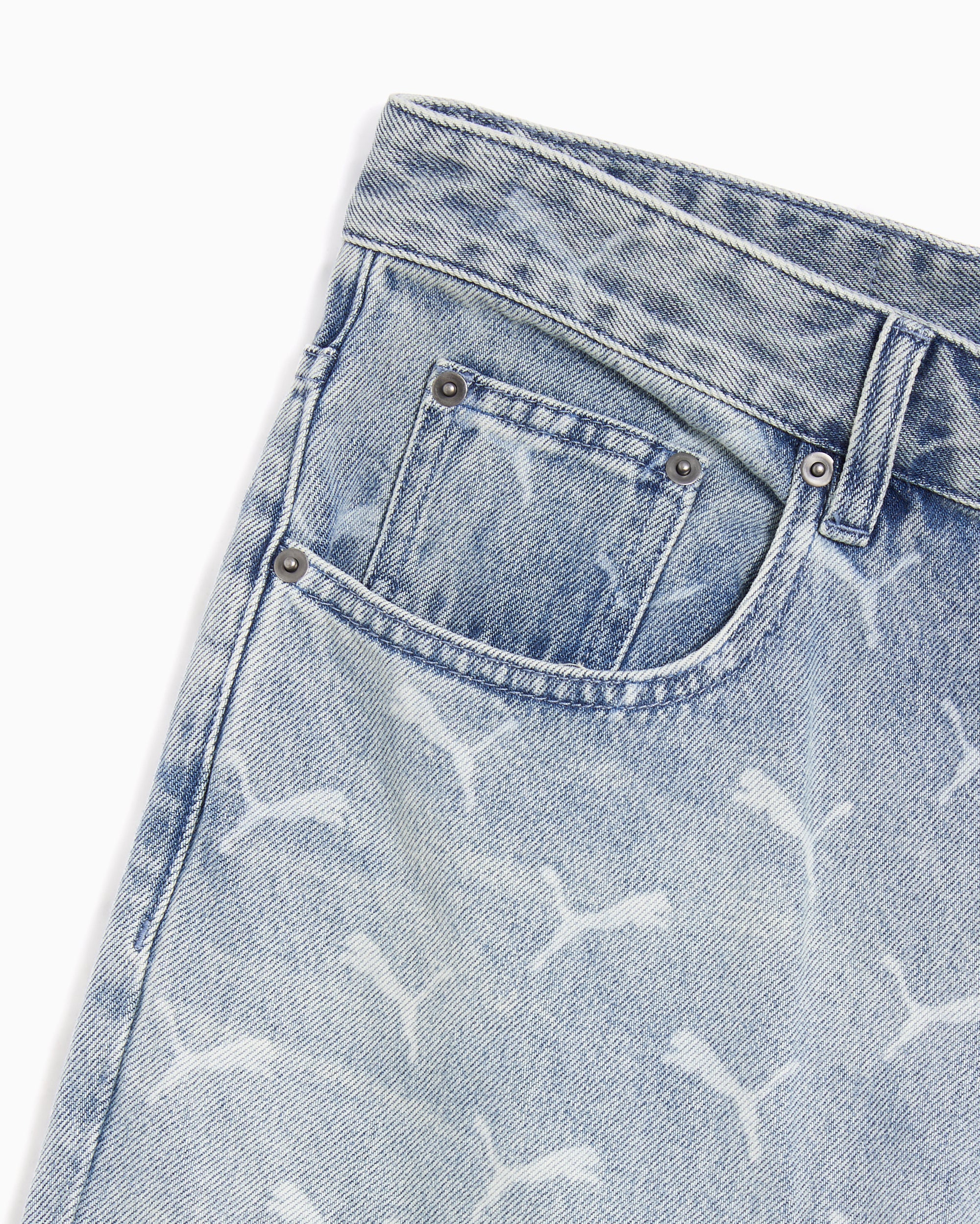 Jeans Puma x A$AP ROCKY Laser Monogram Men's Baggy Jeans - 633428-01