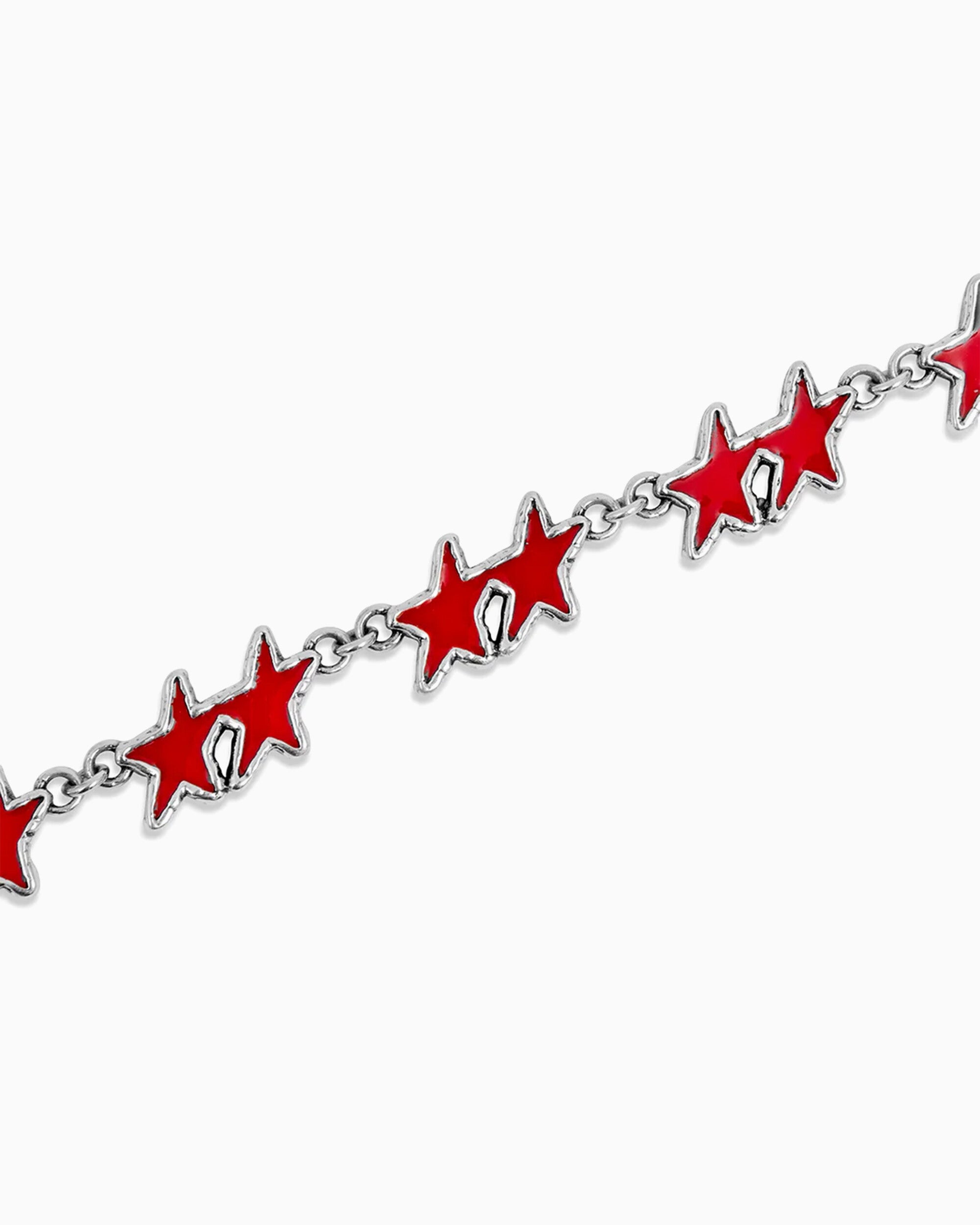 Jewelry TwoJeys Red Melted Stars Unisex Bracelet - 434557600