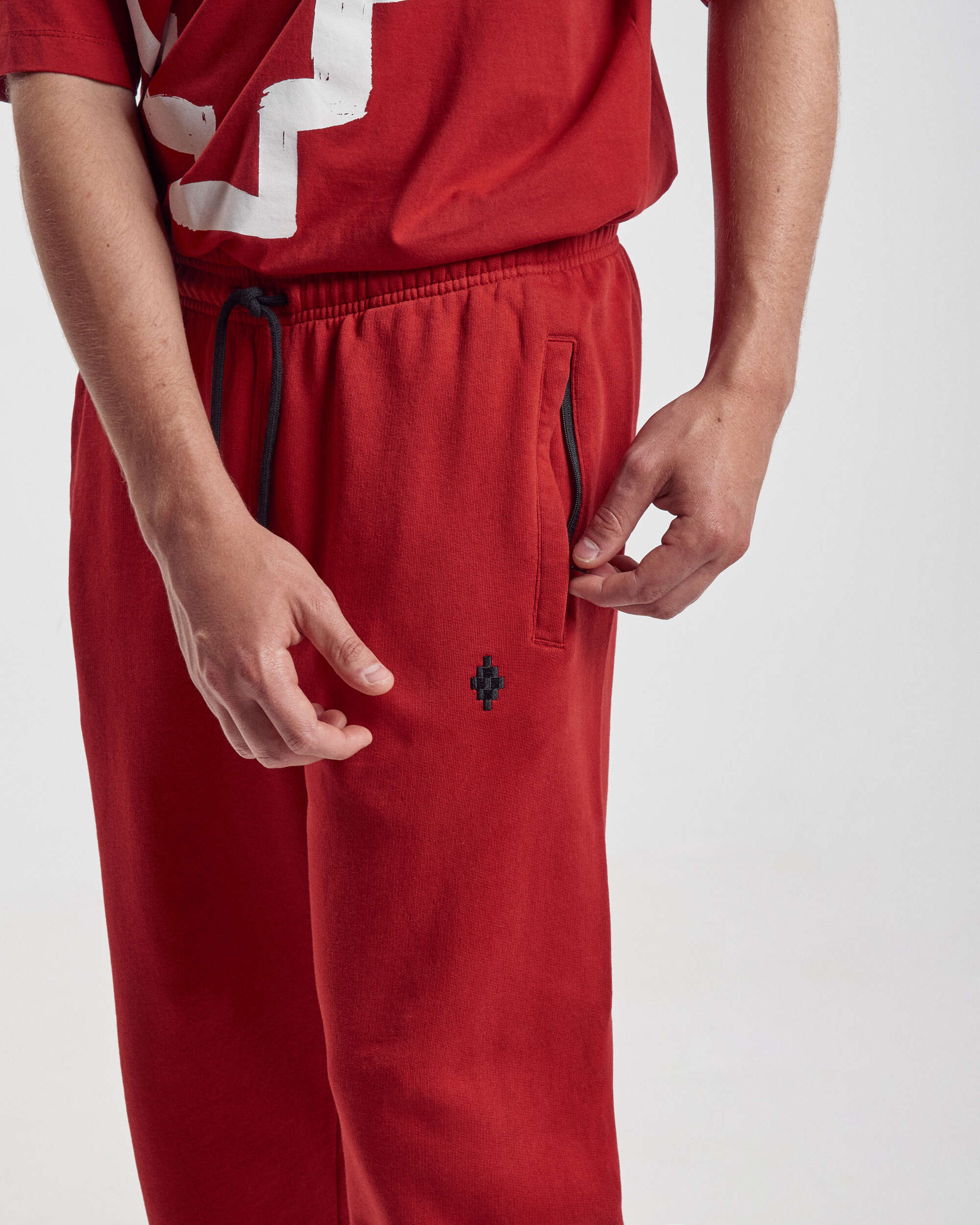 Pants Marcelo Burlon Cross Relax Men's Sweatpants Men's Pants - CMCH024F21FLE0012710