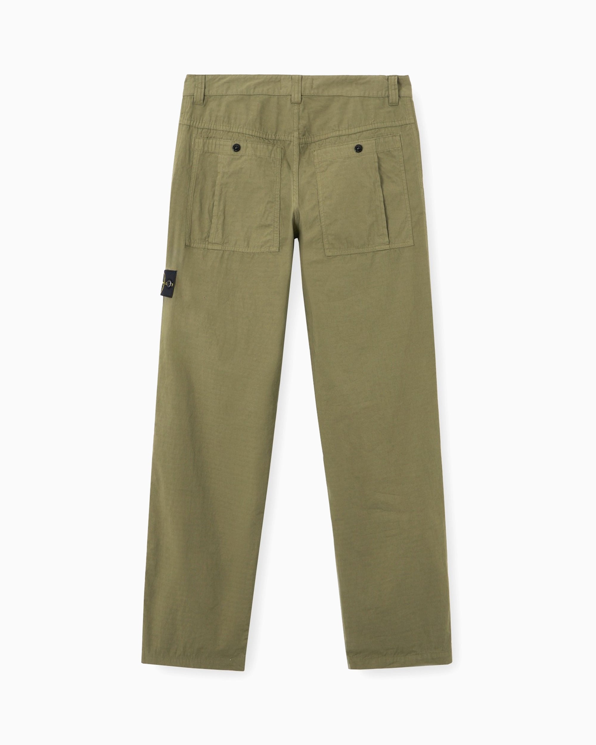 Pants Stone Island Mercerised Cotton Ripstop Relaxed Men's Chino Pants - L1S153100008-V005G