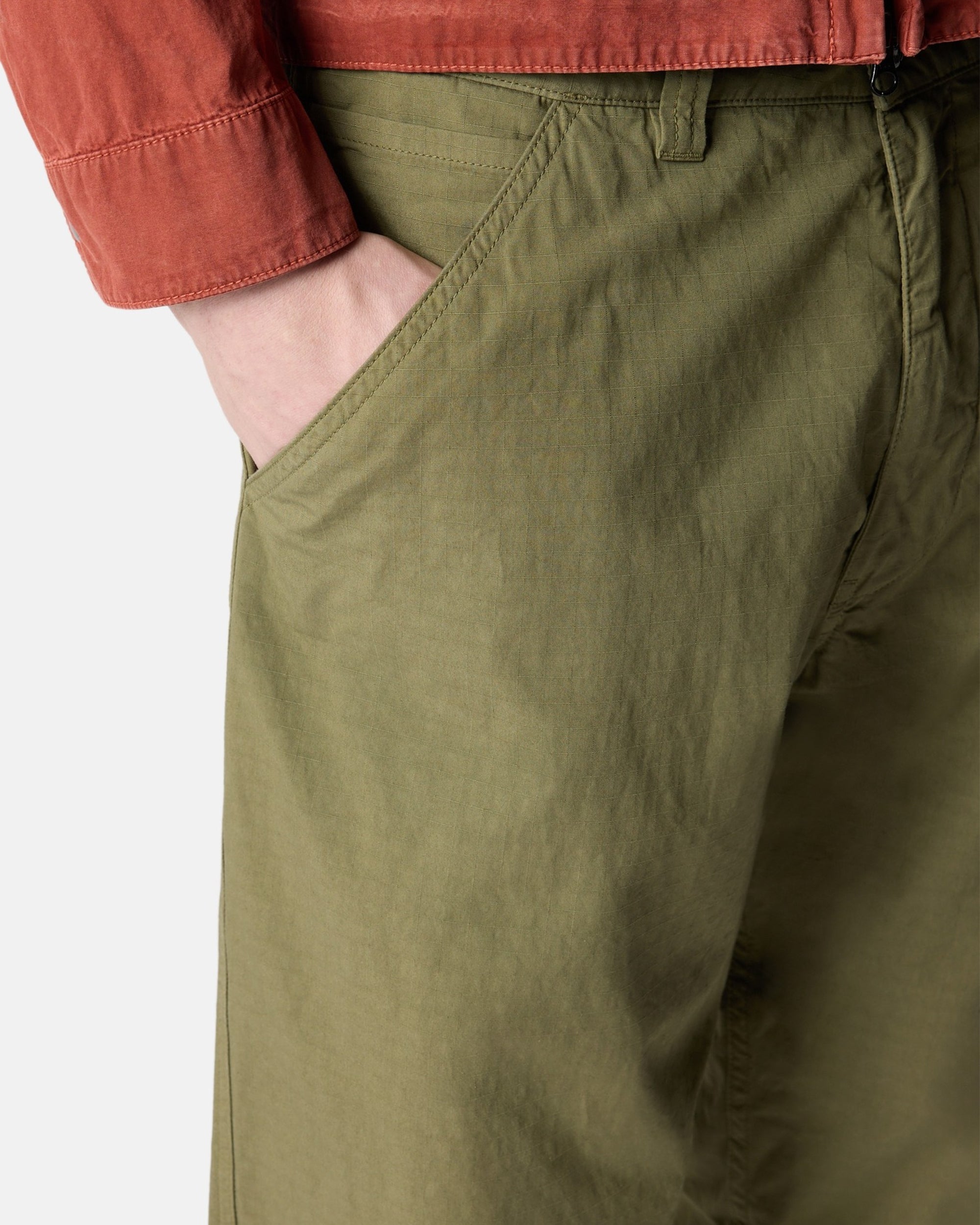 Pants Stone Island Mercerised Cotton Ripstop Relaxed Men's Chino Pants - L1S153100008-V005G