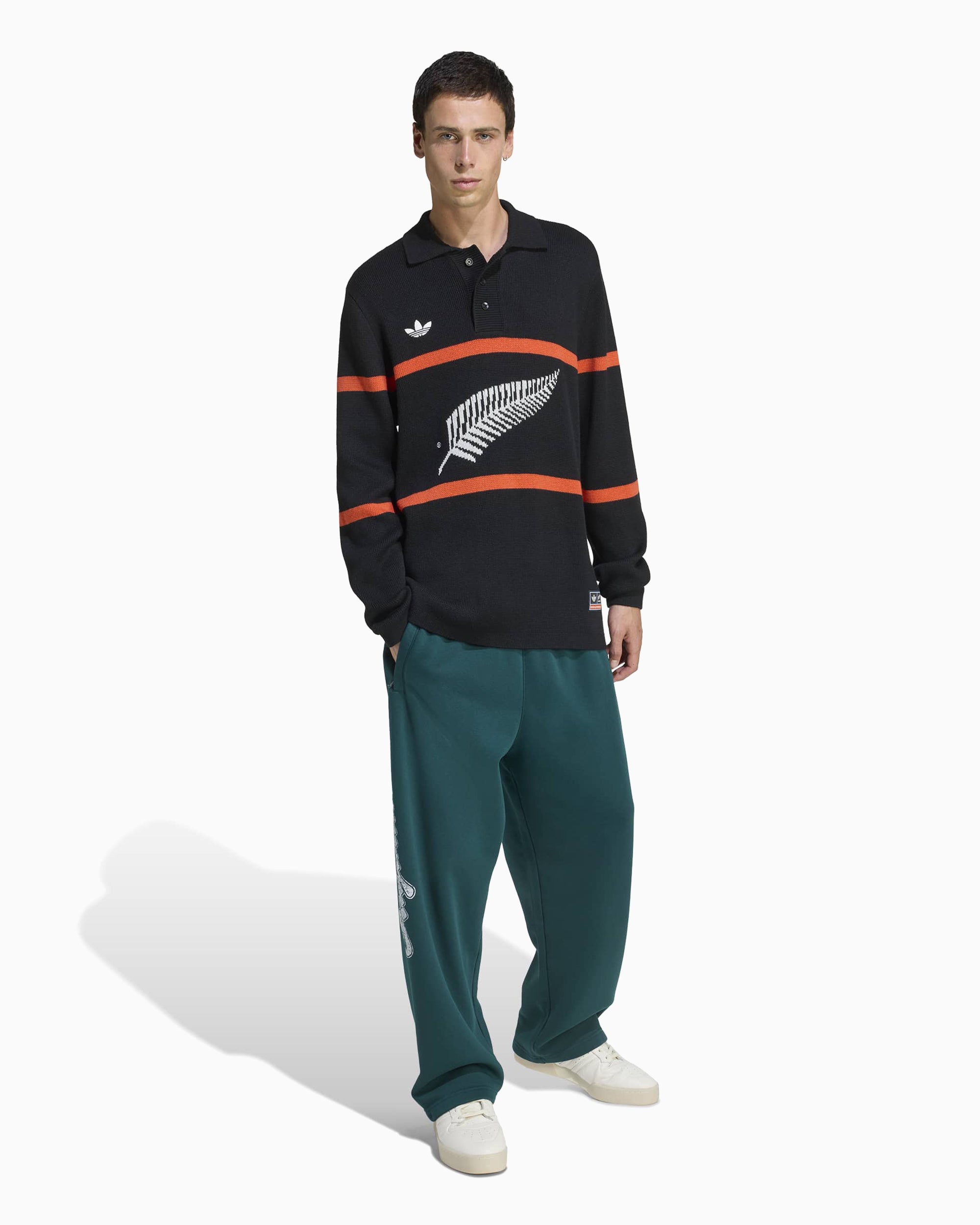 Polo shirts adidas Originals x All Blacks Graphic Relaxed Men's Polo Shirt - KG4640