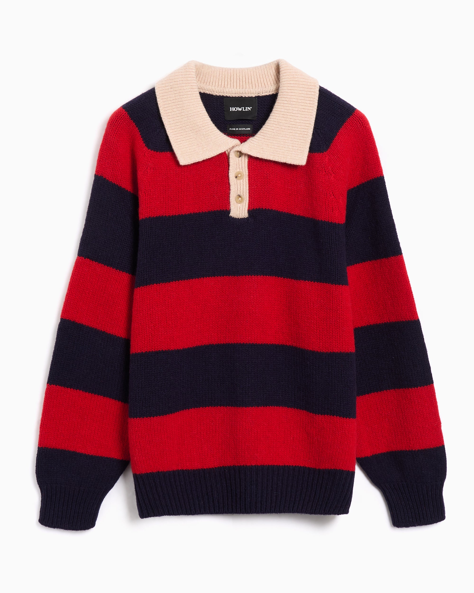 Polo shirts Howlin' Absolute Striped Relaxed Men's Polo Shirt - Absolute-Polo