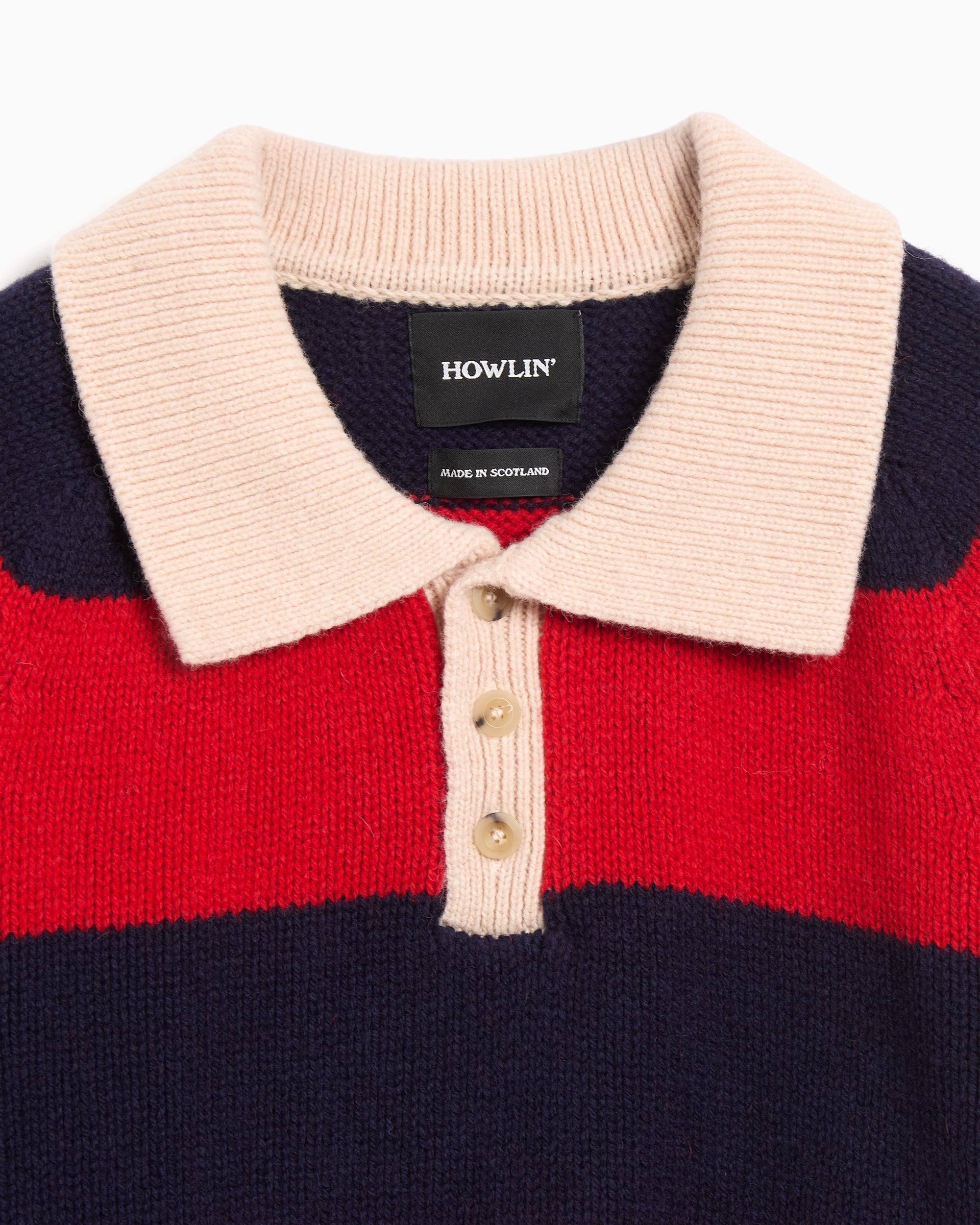 Polo shirts Howlin' Absolute Striped Relaxed Men's Polo Shirt - Absolute-Polo