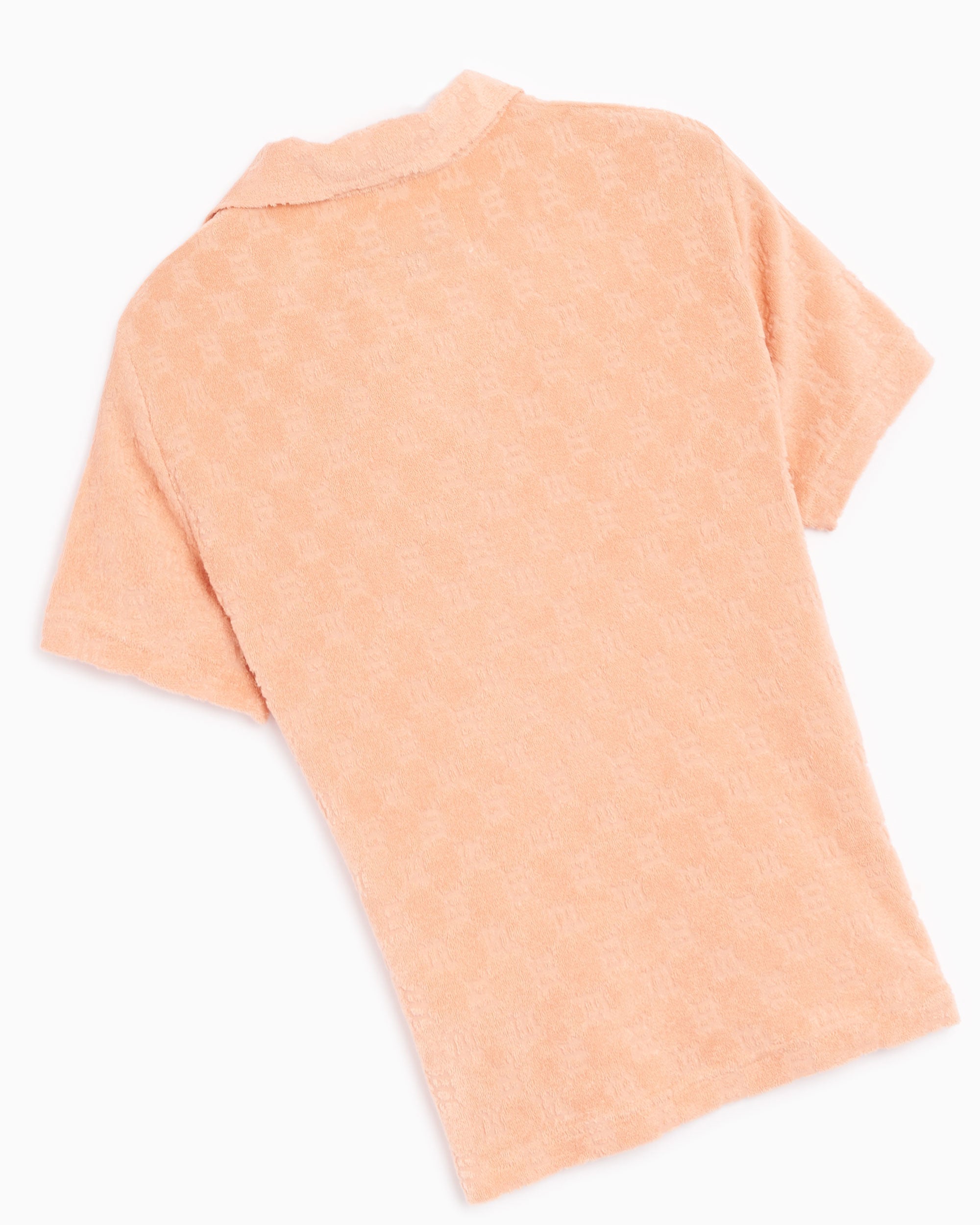 Polo shirts MISBHV Monogram Towelling Women's Tight Polo Women's Polo Shirt - 022W123-PEACH