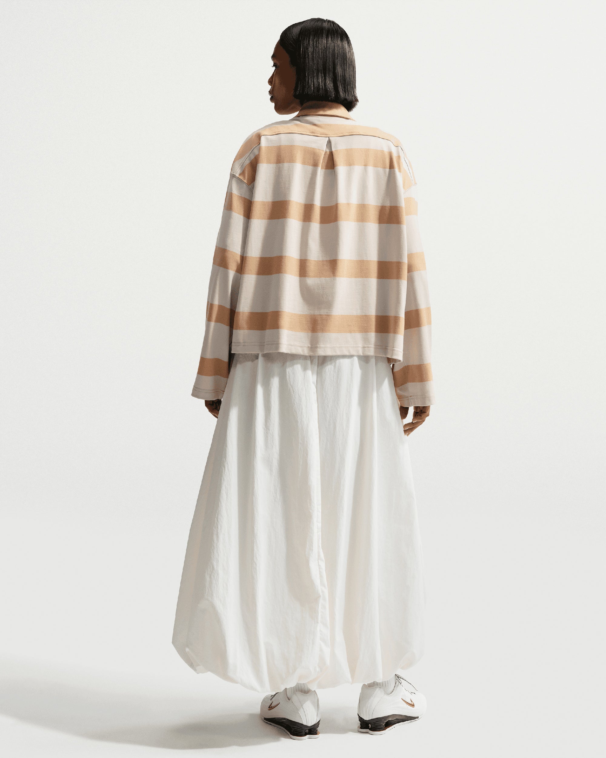 Polo shirts Nike Sportswear Striped Oversize Women's Polo Shirt - IQ0440-072