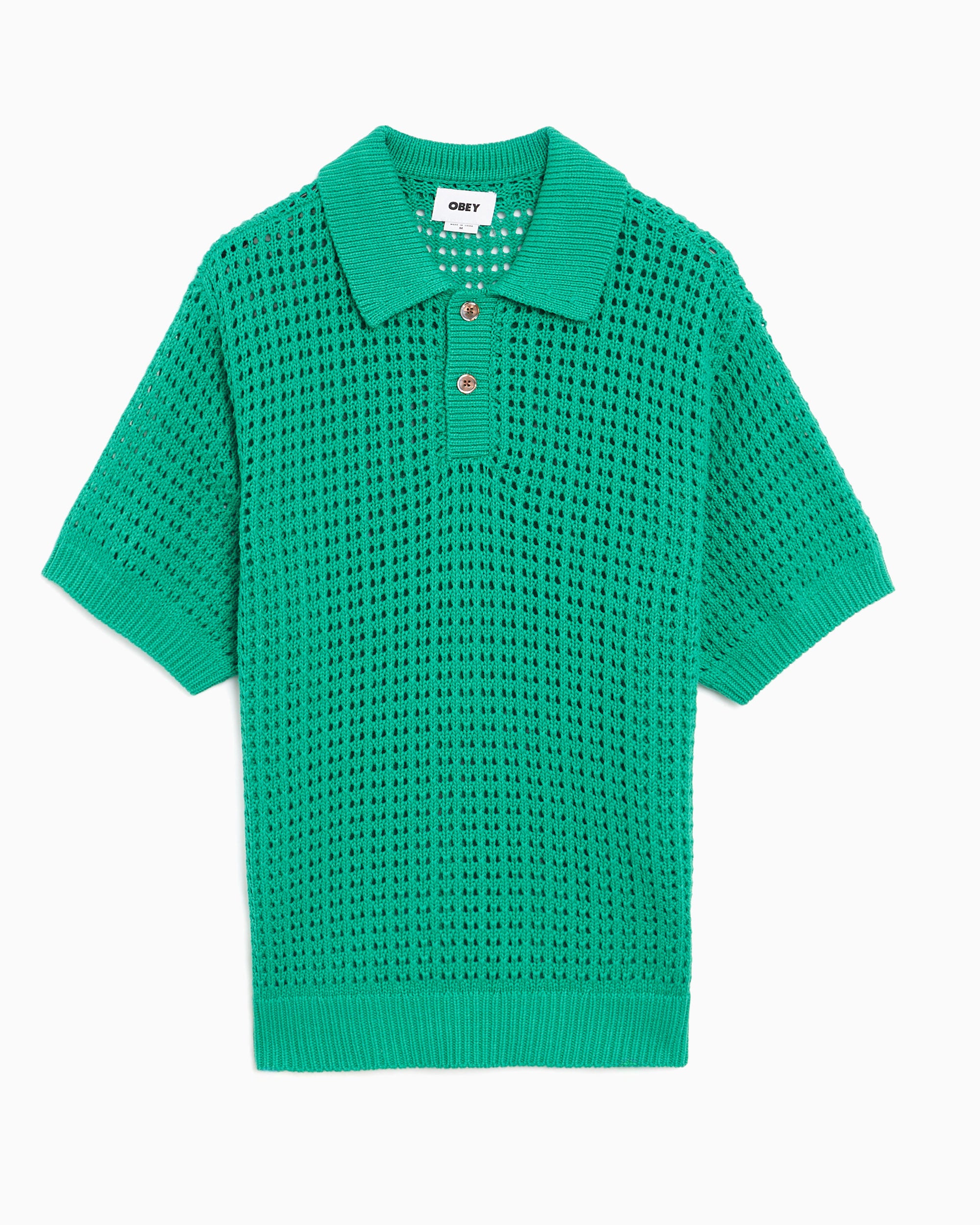 Polo shirts OBEY Clothing Obey Kody Men's Polo Men's Polo Shirt - 151000104-GRN