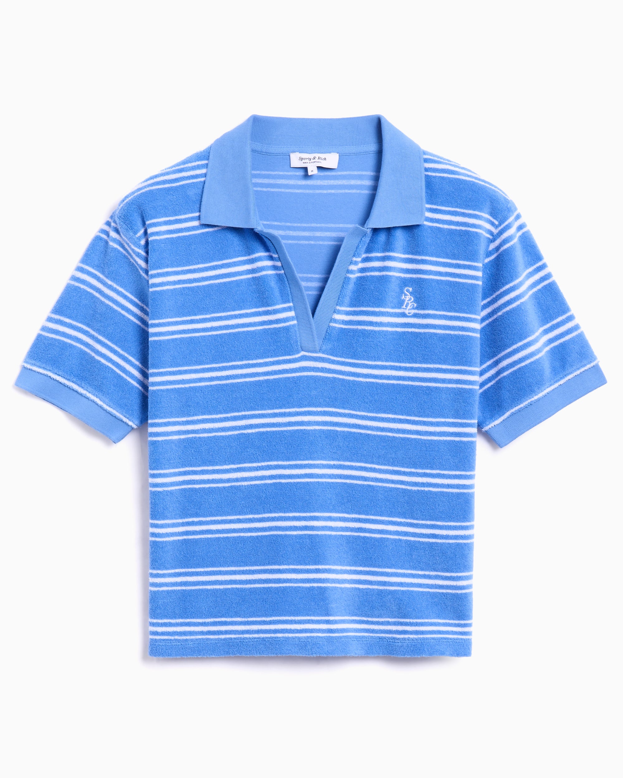 Polo shirts Sporty & Rich SRC Terry Striped Women's Polo Shirt - TO001620302BL24