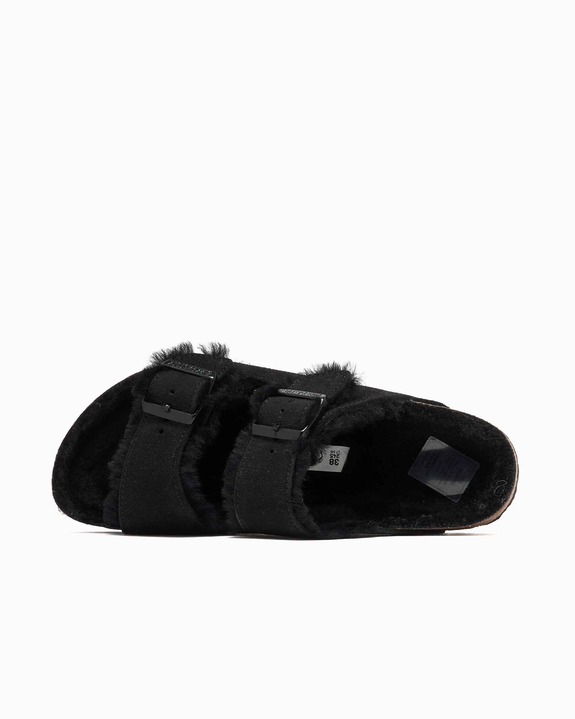 Sandals BIRKENSTOCK Arizona Shearling Suede Leather Narrow - 752663