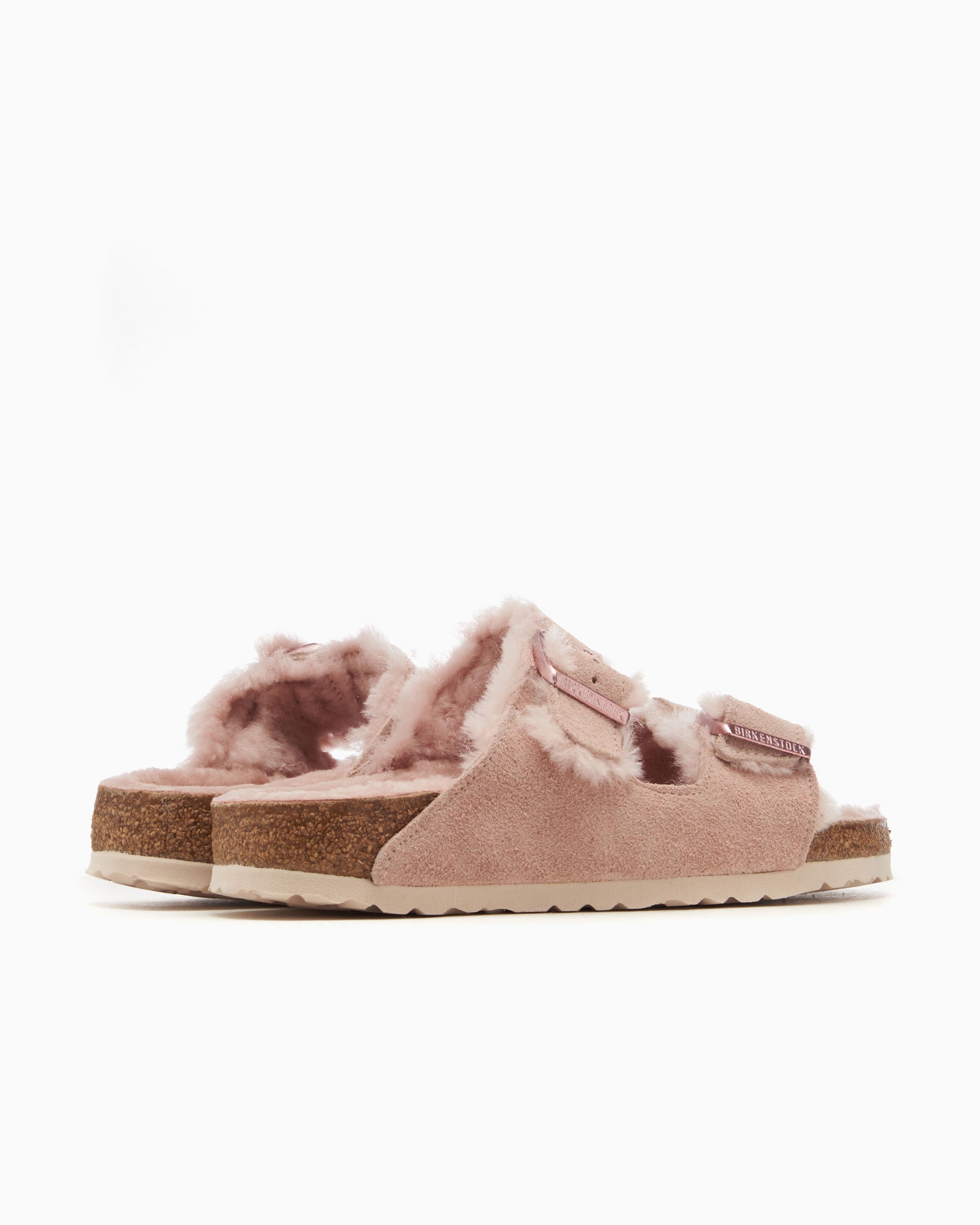 Sandals BIRKENSTOCK Women's Arizona Shearling Suede Leather Narrow - 1020389