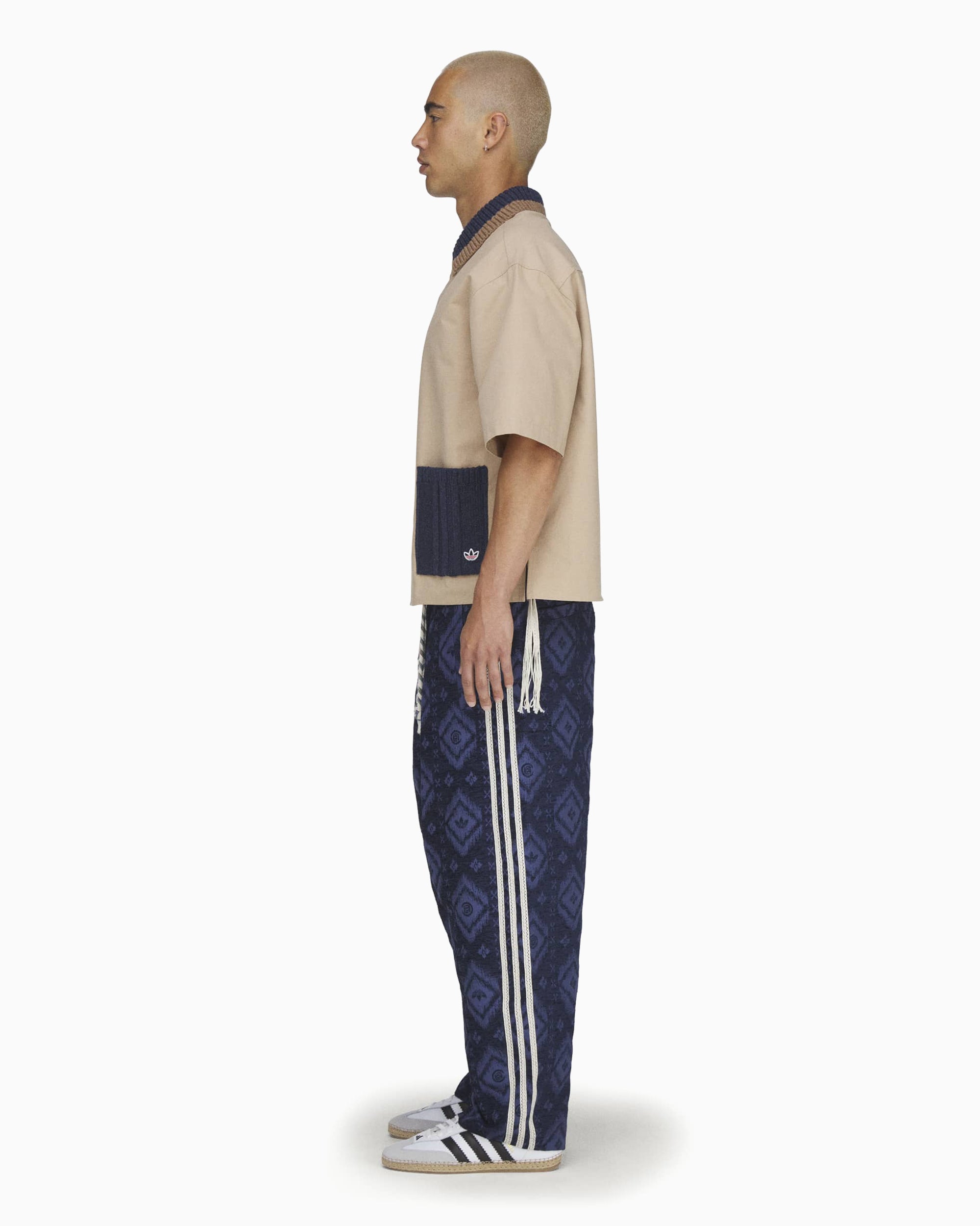 Shirts adidas Originals x CLOT Guayabera Half-Sleeved Boxy Unisex Shirt - KE7065