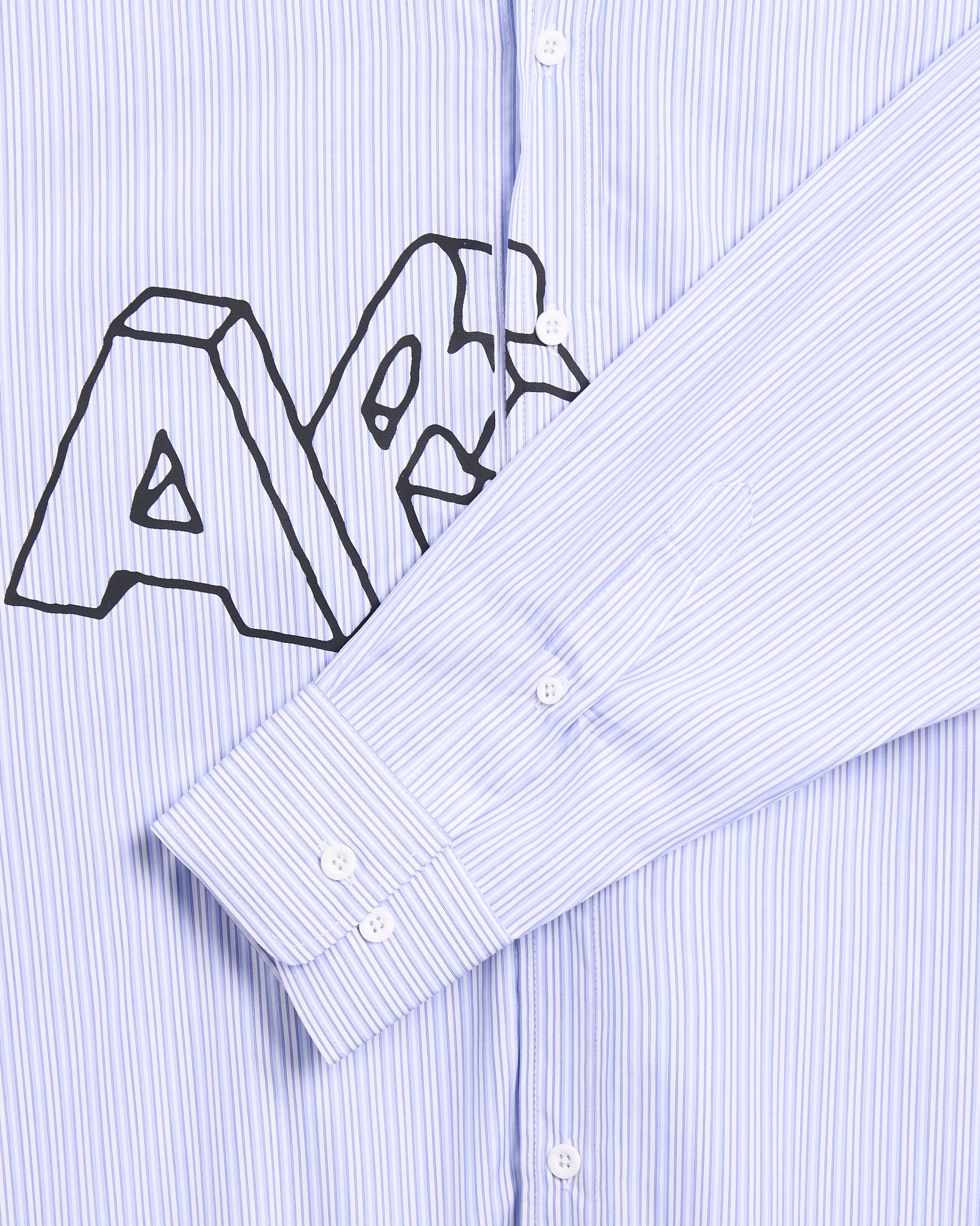 Shirts Arte Antwerp Blocks Striped Relaxed Men's Shirt - AW25-039S.1-Striped