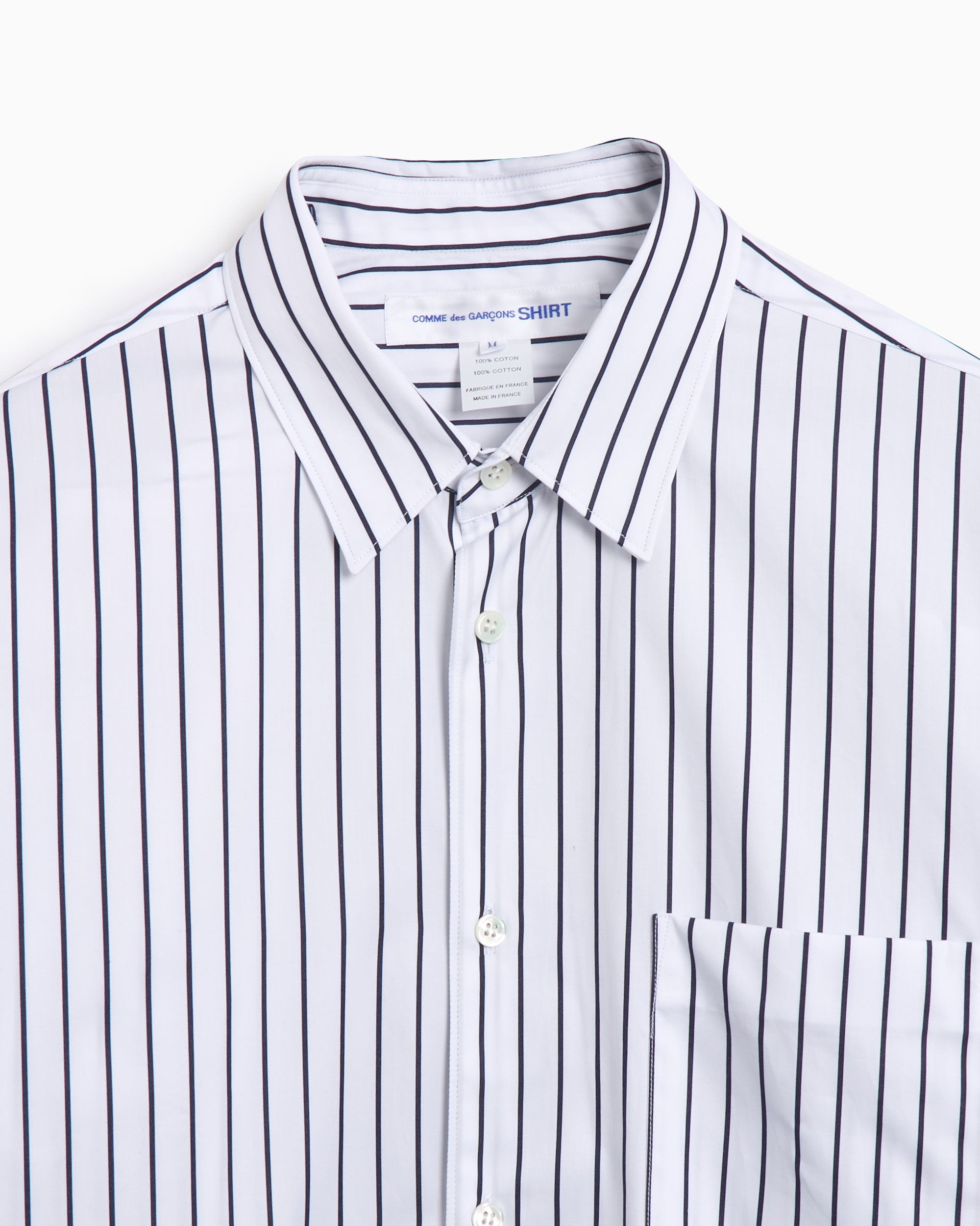 Shirts Comme Des Garçons Shirt Comme Des Garçons Men's Long Sleeve Shirt Relaxed Men's Shirt - FZ-B115-PER-119