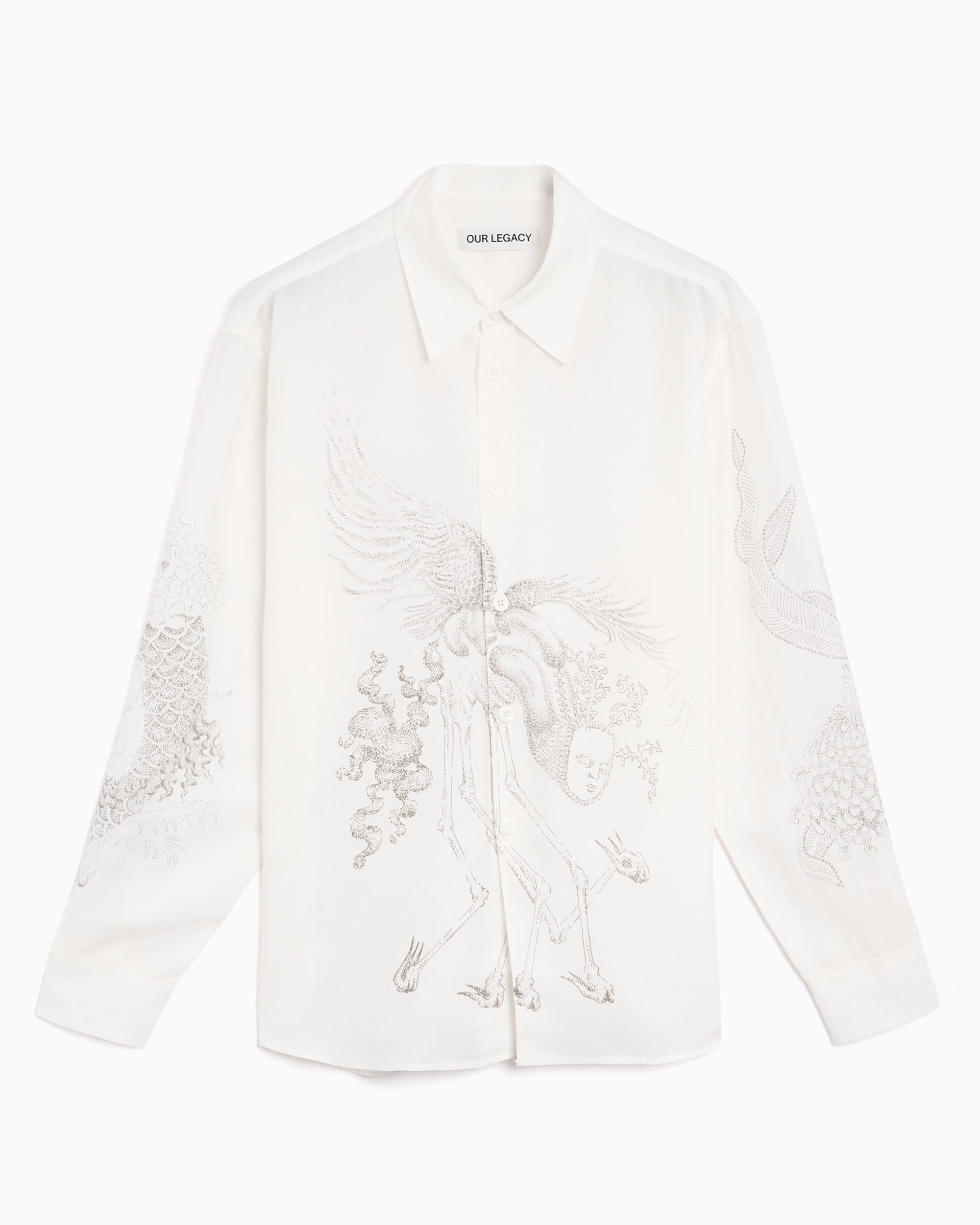 Shirts Our Legacy Beyond Graphic Relaxed Men's Shirt - M4262BPA