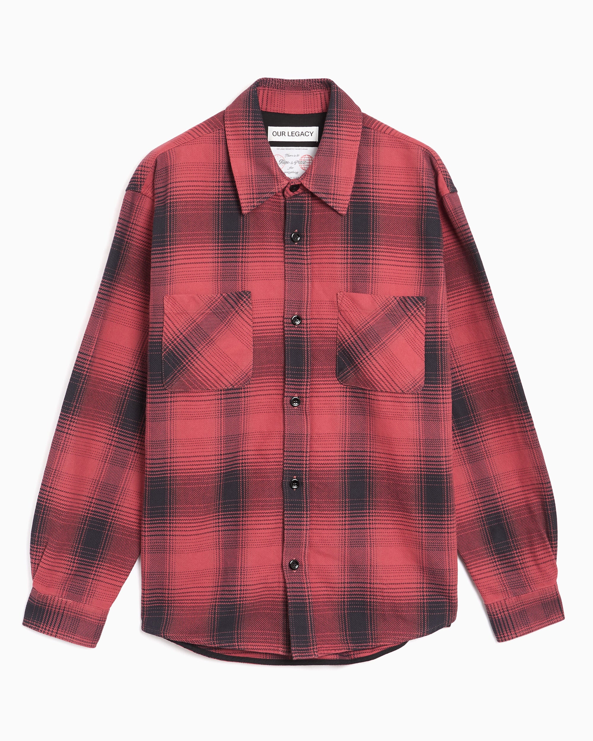 Shirts Our Legacy Every Graphic Short-Sleeved Relaxed Men's Shirt - M4262ESV