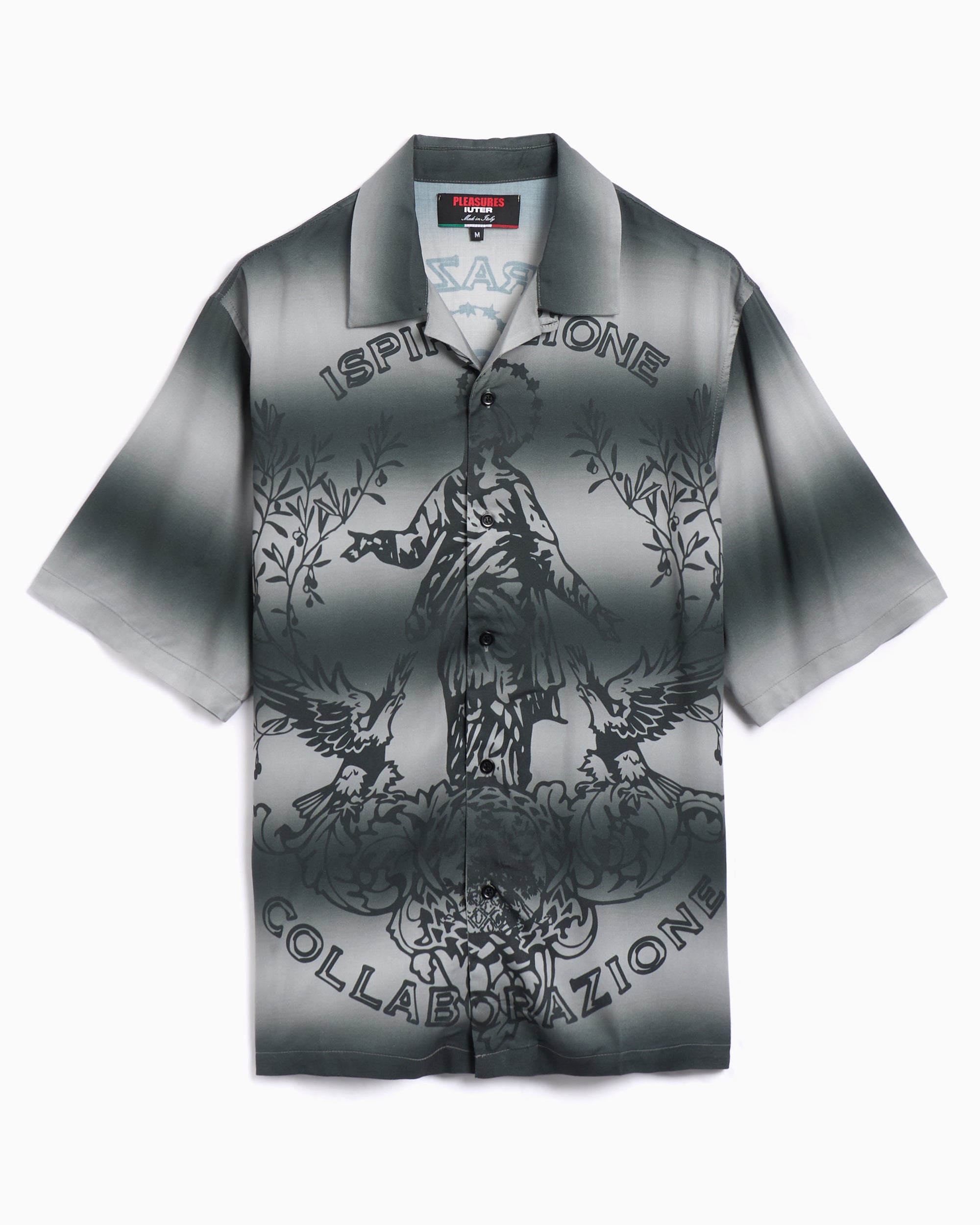 Shirts Pleasures Giovanni Men's Shirt Relaxed Men's Shirt - P24IU012-SILVER