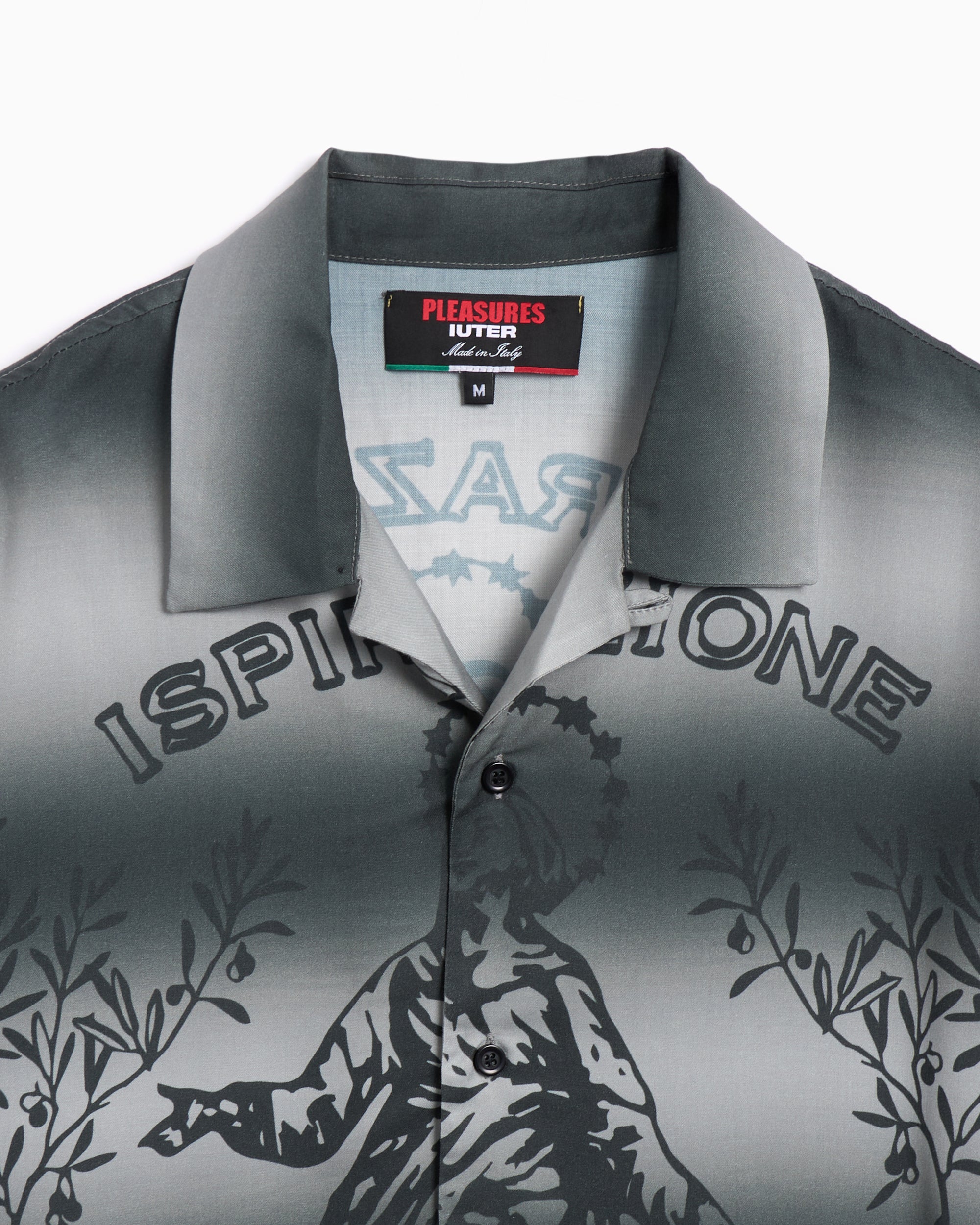 Shirts Pleasures Giovanni Men's Shirt Relaxed Men's Shirt - P24IU012-SILVER