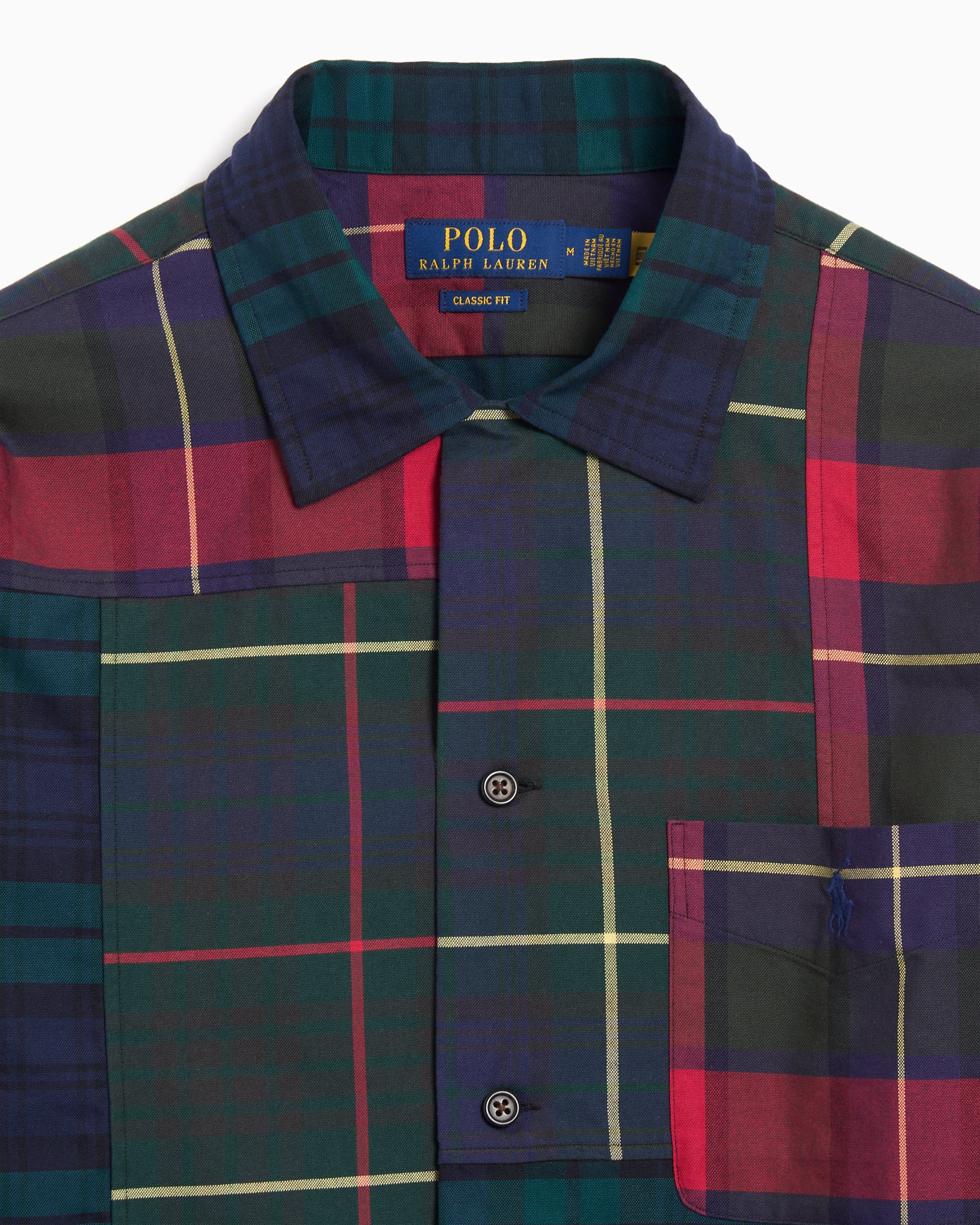 Shirts Polo Ralph Lauren Classic Oxford Plaid Men's Shirt - 710979612001