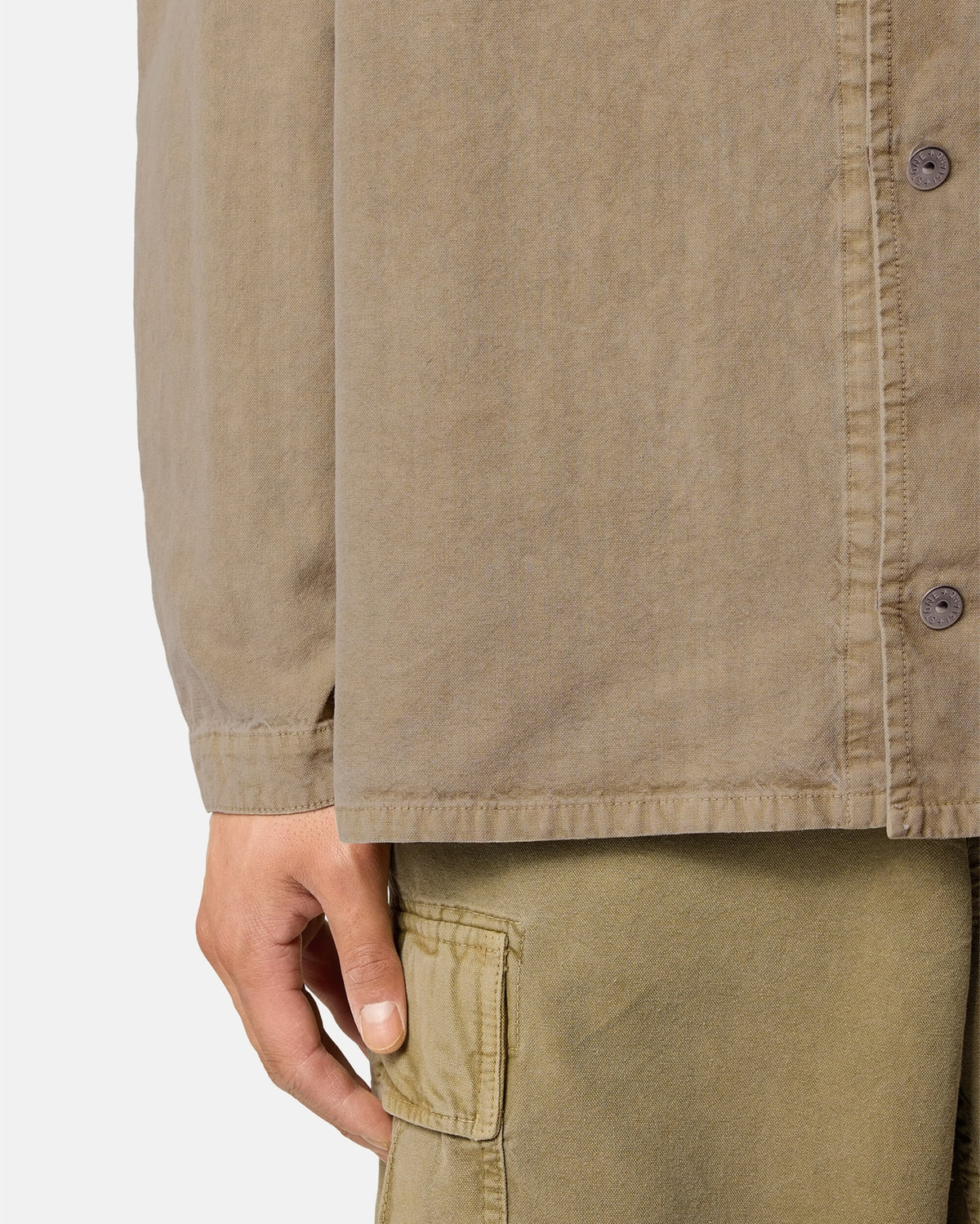 Shirts Stone Island Panama Cotton Men's Shirt - L2S151200028-V005G