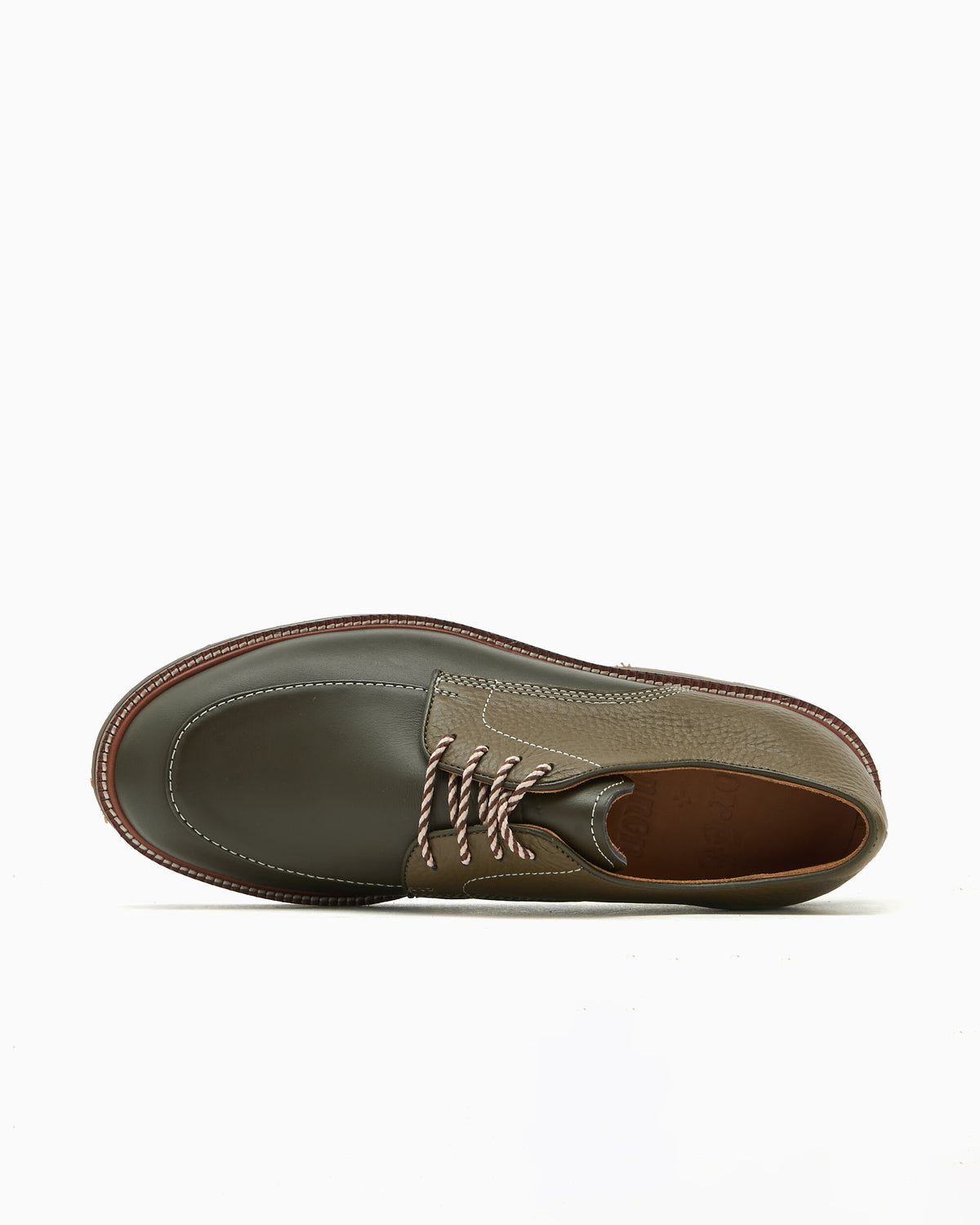 Shoes forét x Pennon 4 Eye Derby Vibram Men's Shoes - F5599-GREEN