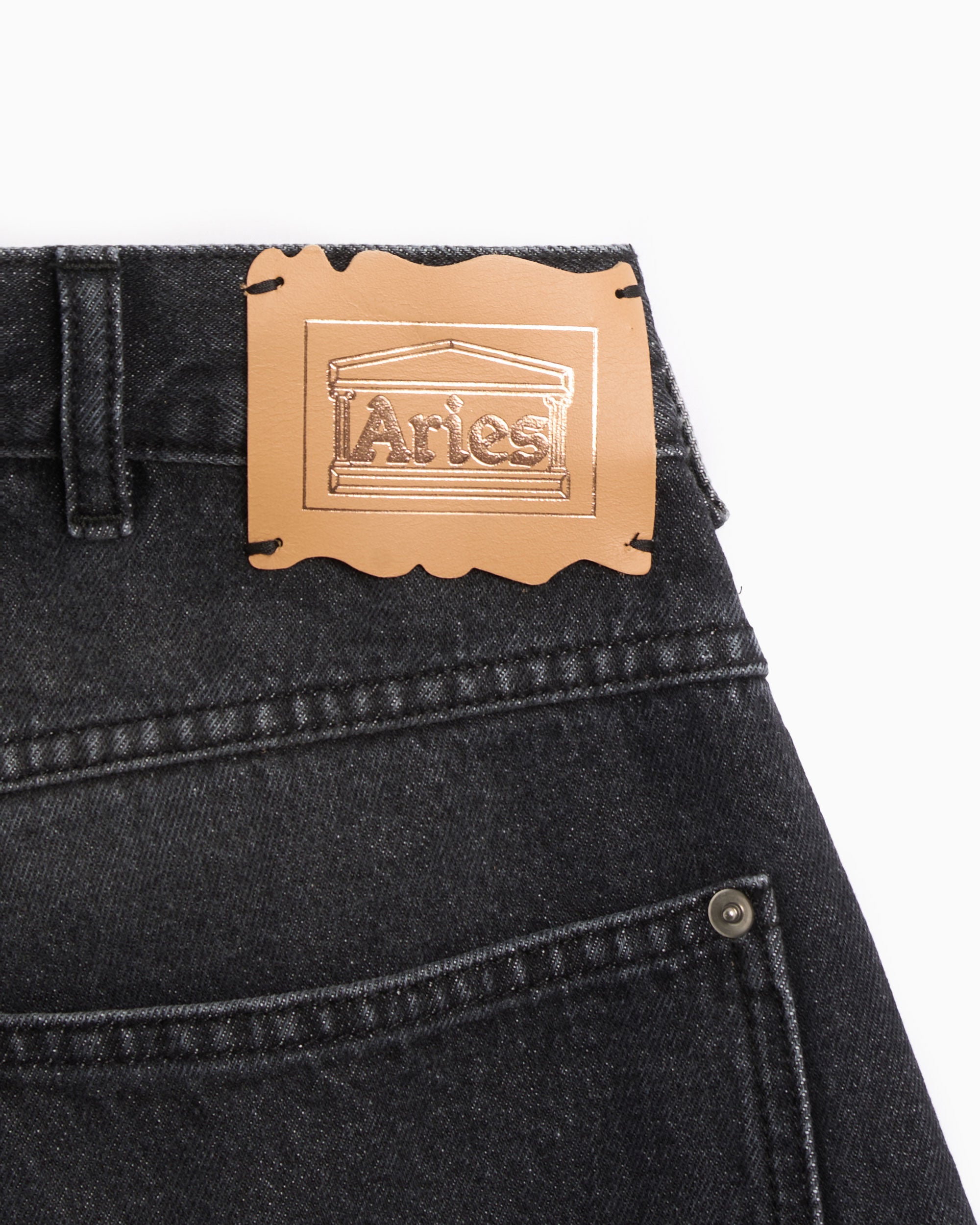 Shorts Aries Colourblocked Men's Denim Carpenter Shorts Men's Shorts - SUAR30335-BLKBLU