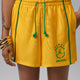 Shorts con logo Jordan Brooklyn Brasil per donna