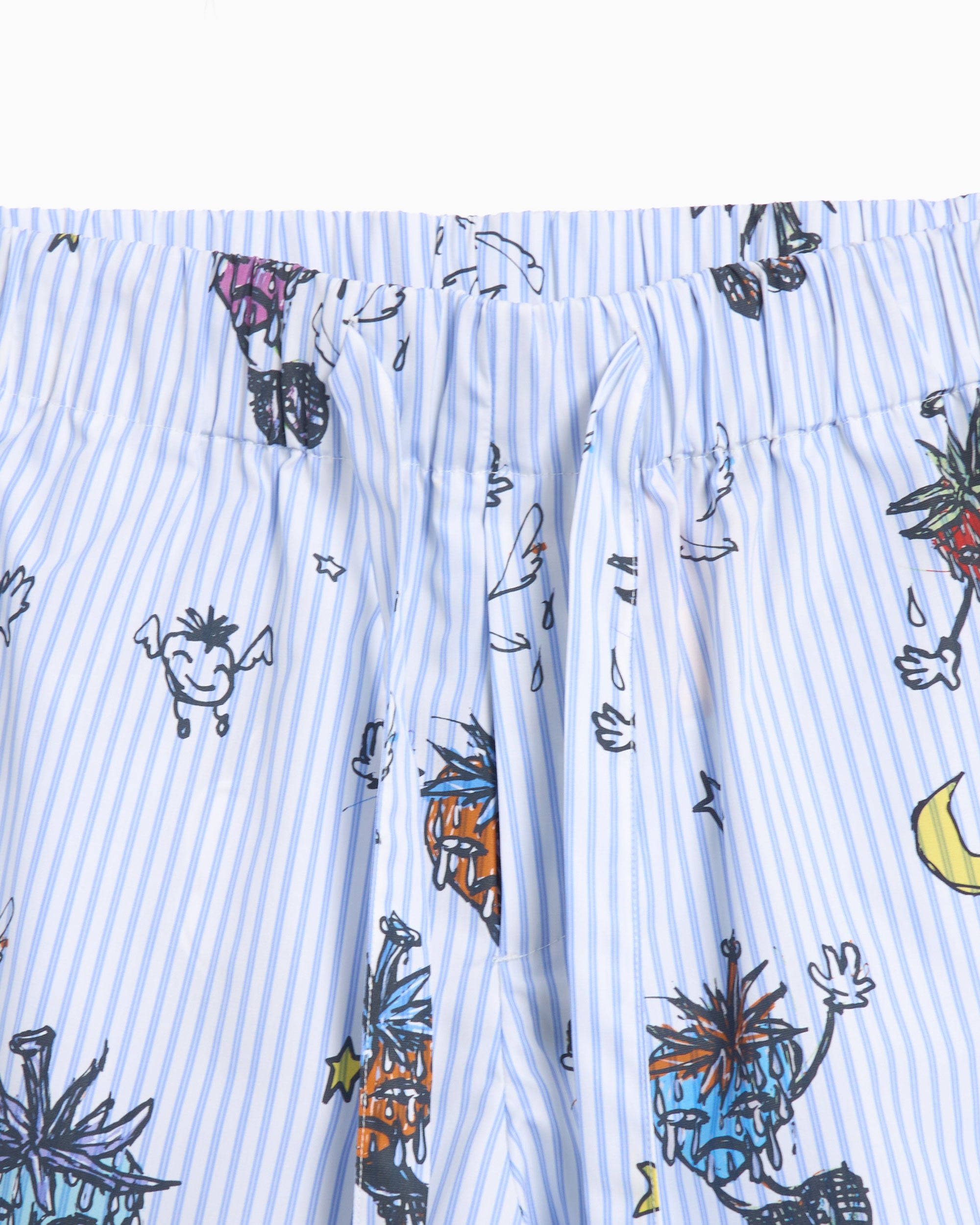 Shorts Sky High Farm Workwear Strawbabies Unisex Shorts Relaxed Unisex Shorts - SHF07P012-1