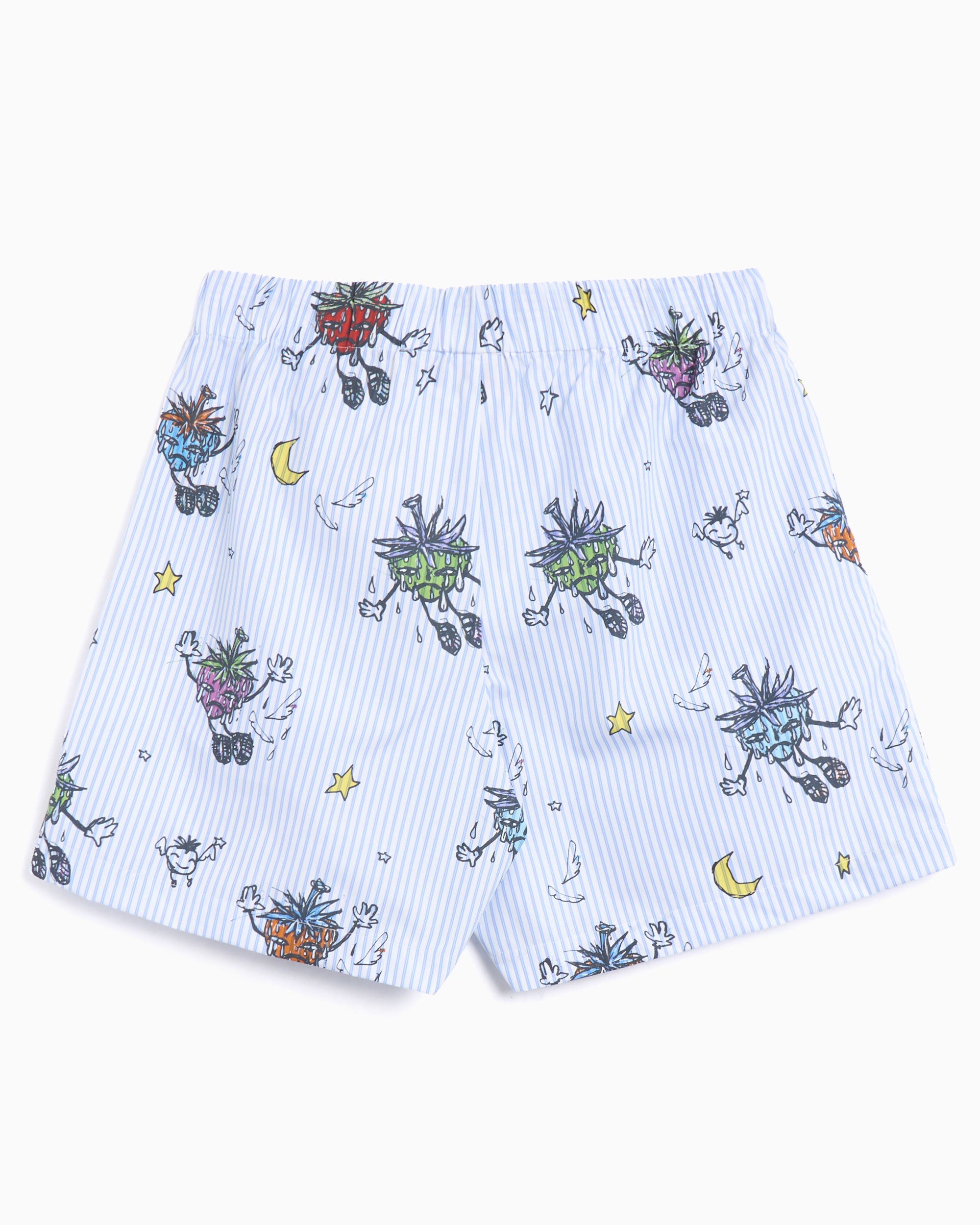 Shorts Sky High Farm Workwear Strawbabies Unisex Shorts Relaxed Unisex Shorts - SHF07P012-1