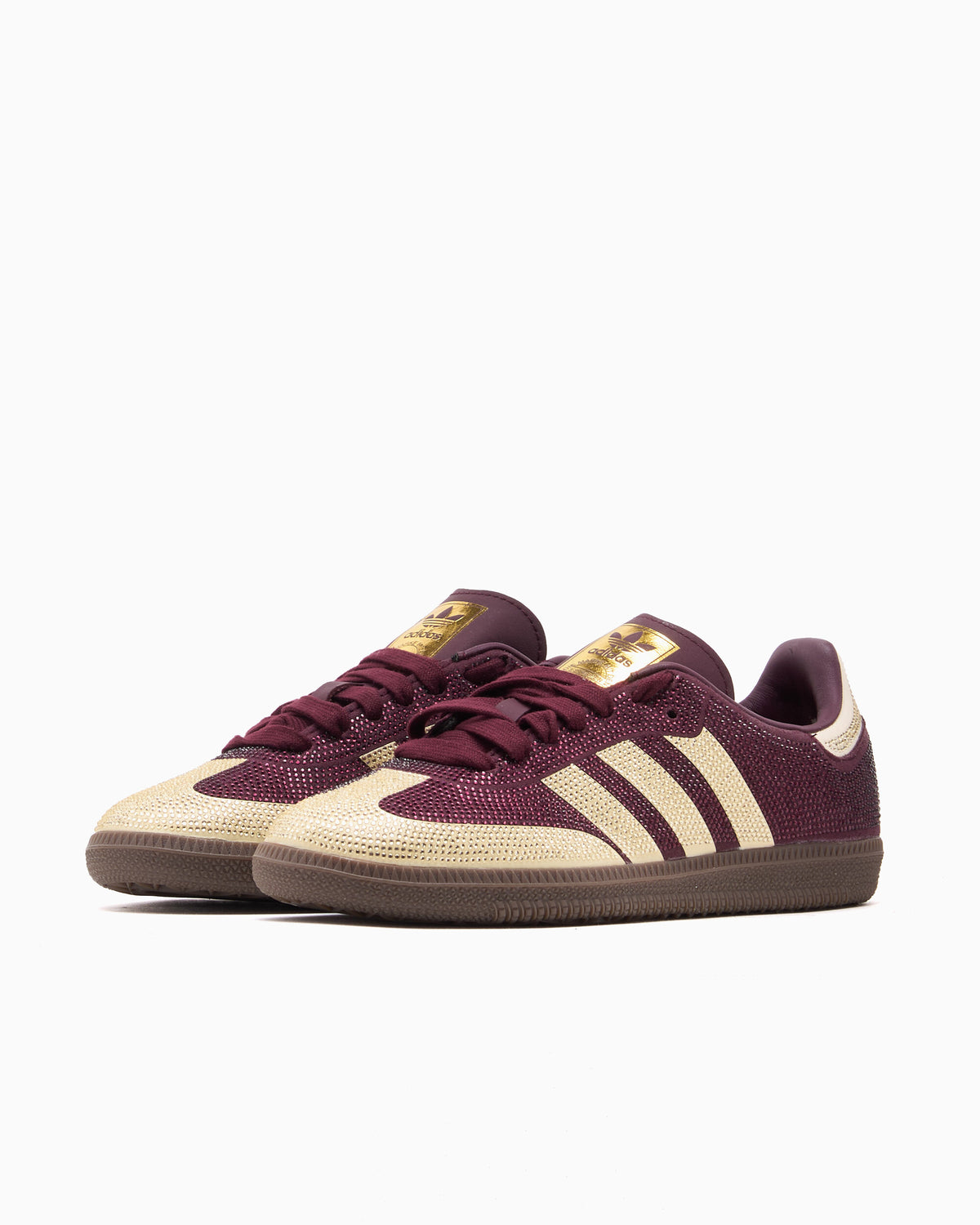 Sneakers adidas Originals Women's Samba OG "Maroon Rhinestone" - KJ7488