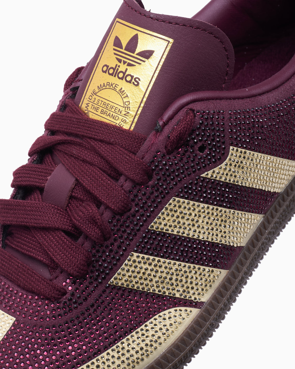 Sneakers adidas Originals Women's Samba OG "Maroon Rhinestone" - KJ7488