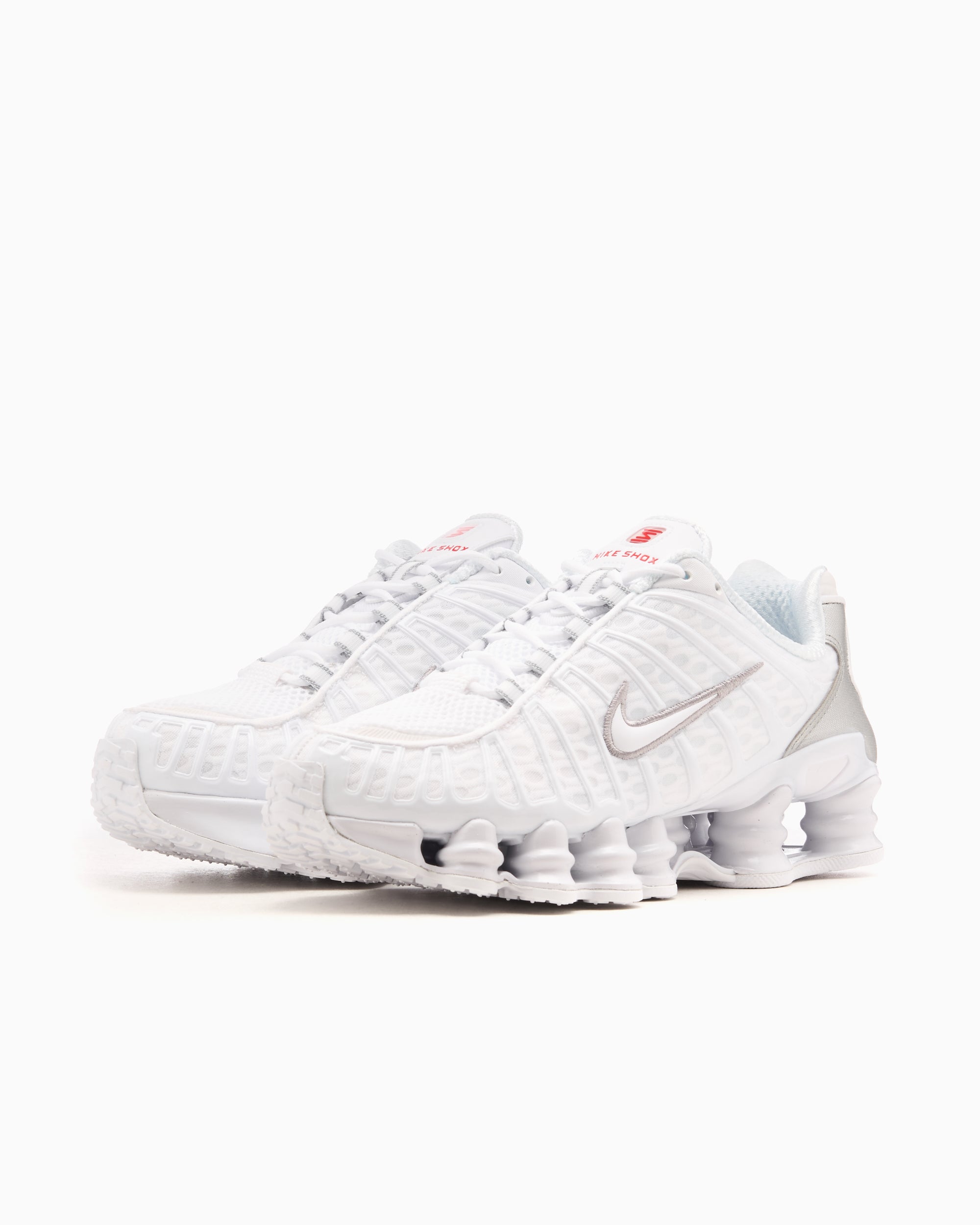 Sneakers Nike Women's Shox TL "White And Max Orange" - AR3566-100