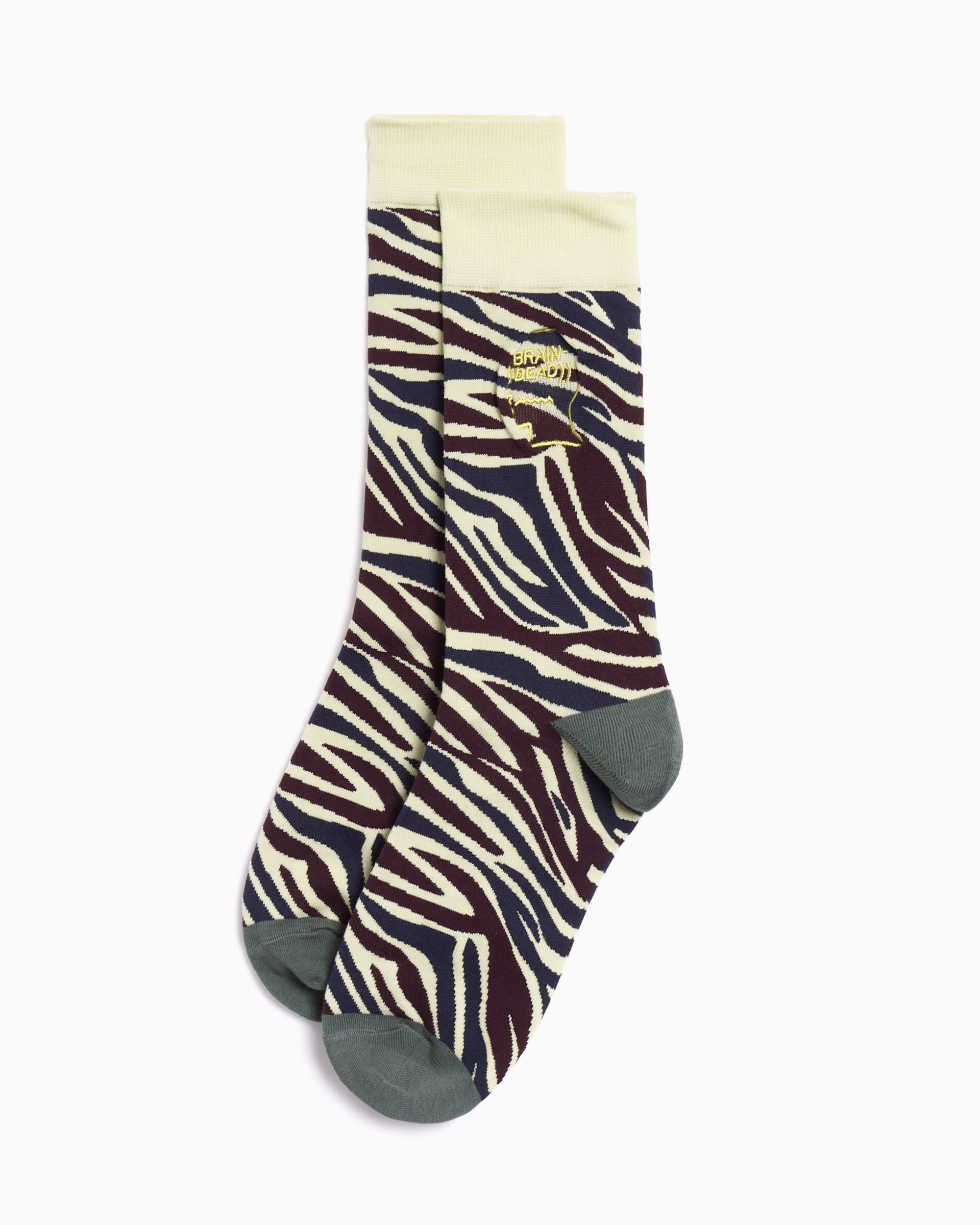 Socks Brain Dead Logohead Dress Unisex Socks - S25A090043-MUZE