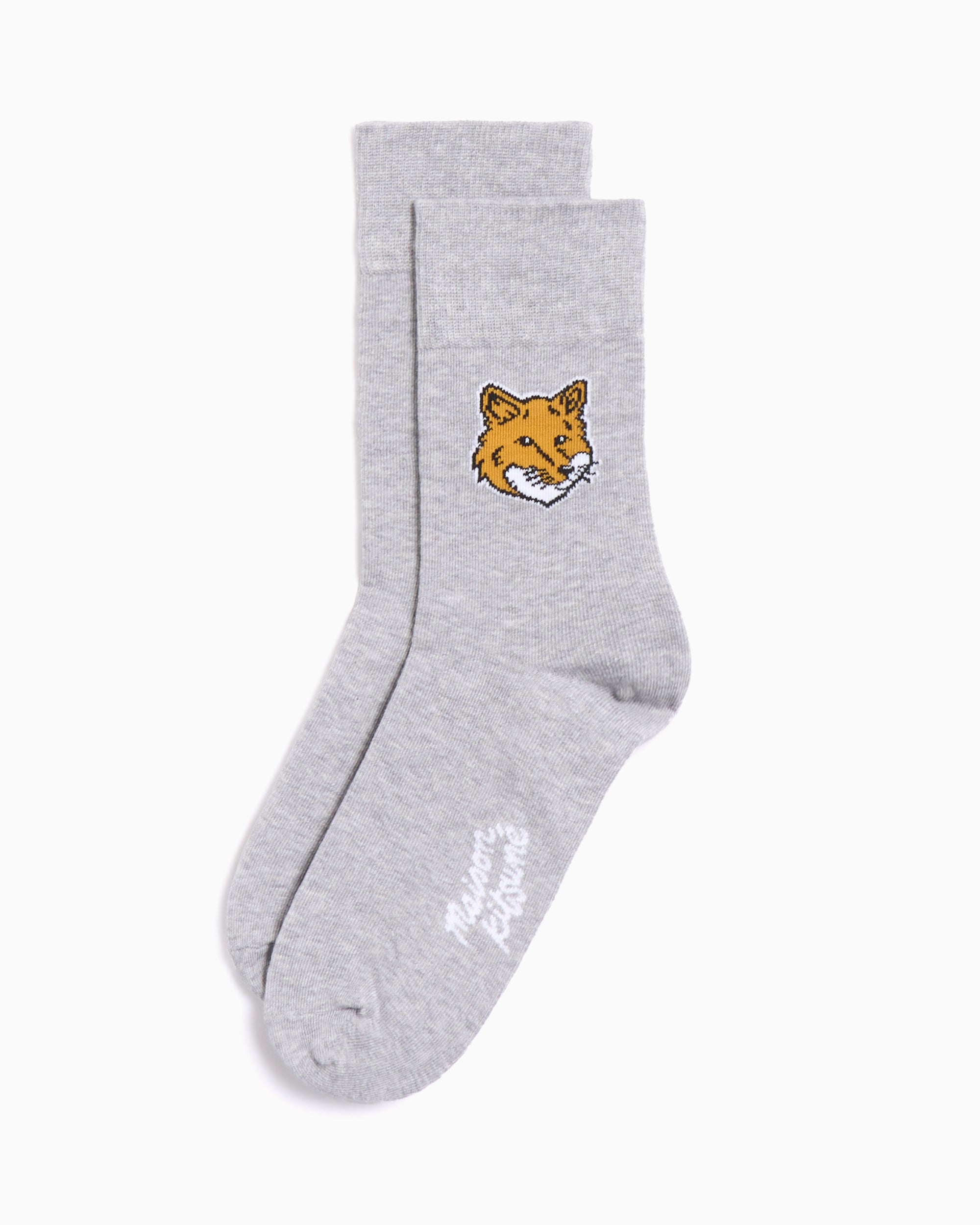 Socks Maison Kitsuné Maison Kitsuné Fox Head Unisex Socks Unisex Socks - OM06410KT0010-H150