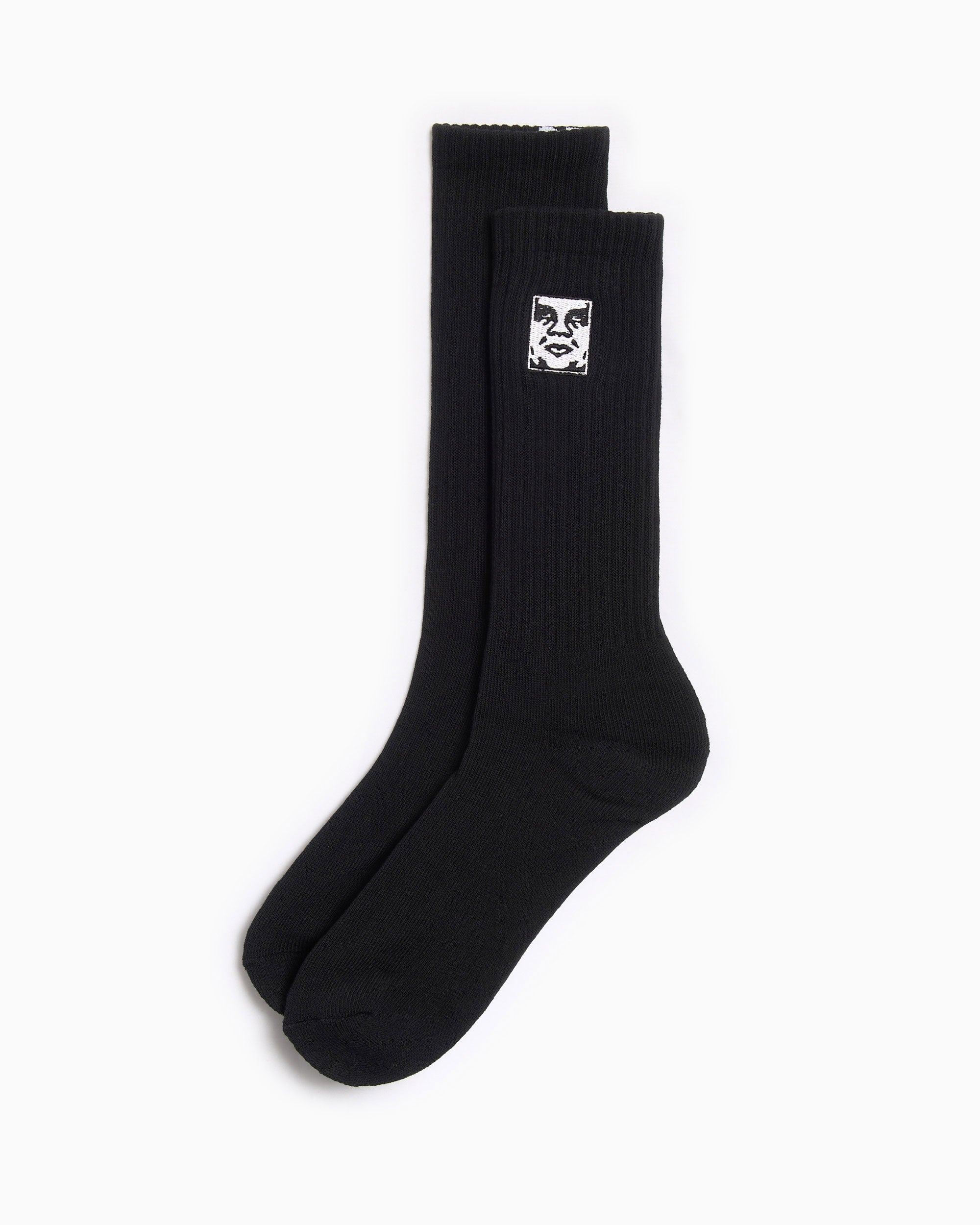 Socks OBEY Clothing Icon Face Unisex Socks - 100260193-BLK