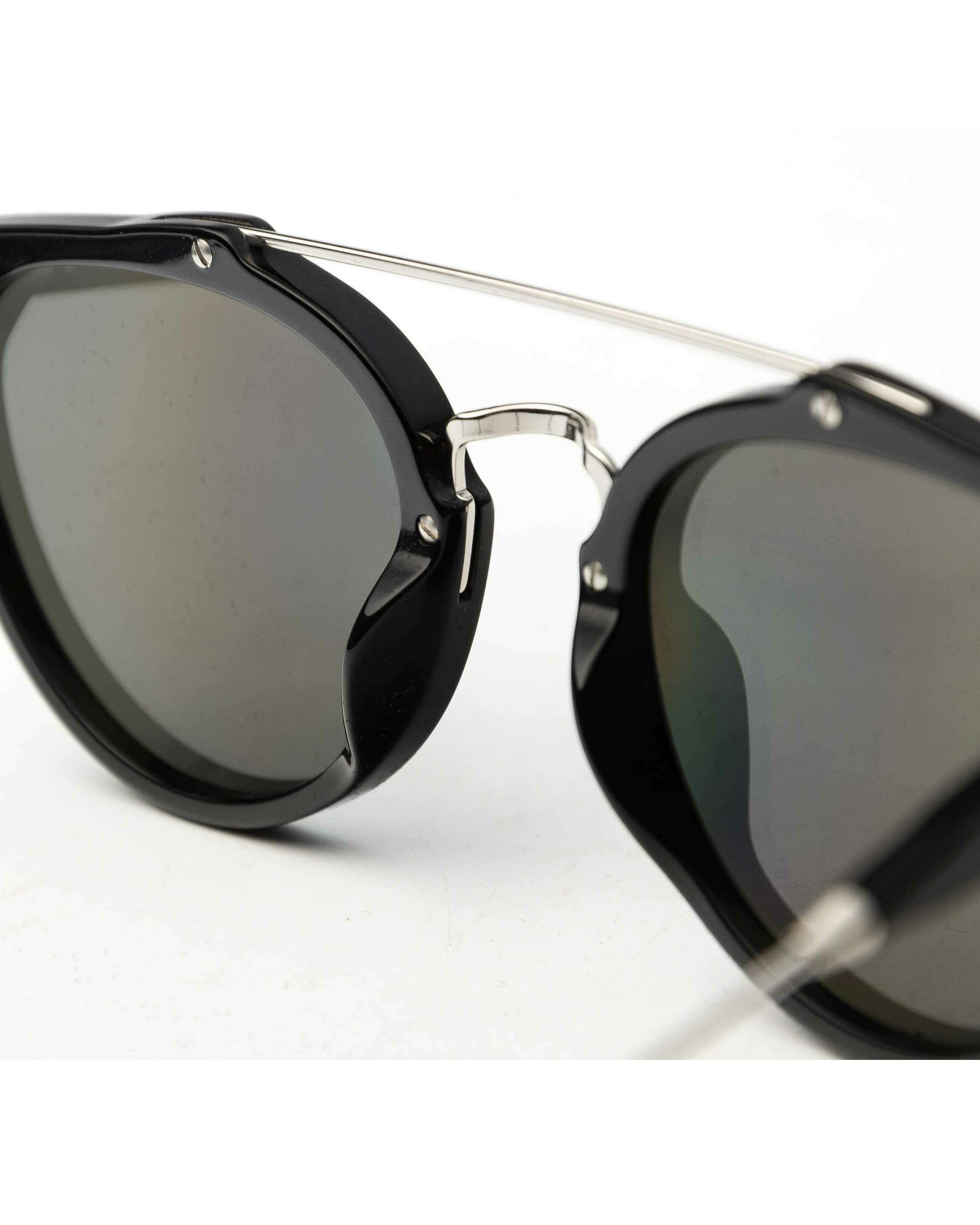 Sunglasses Gafas de Sol Super by RetroSuperFuture Giaguaro plata y negro Men's Sunglasses - EKK