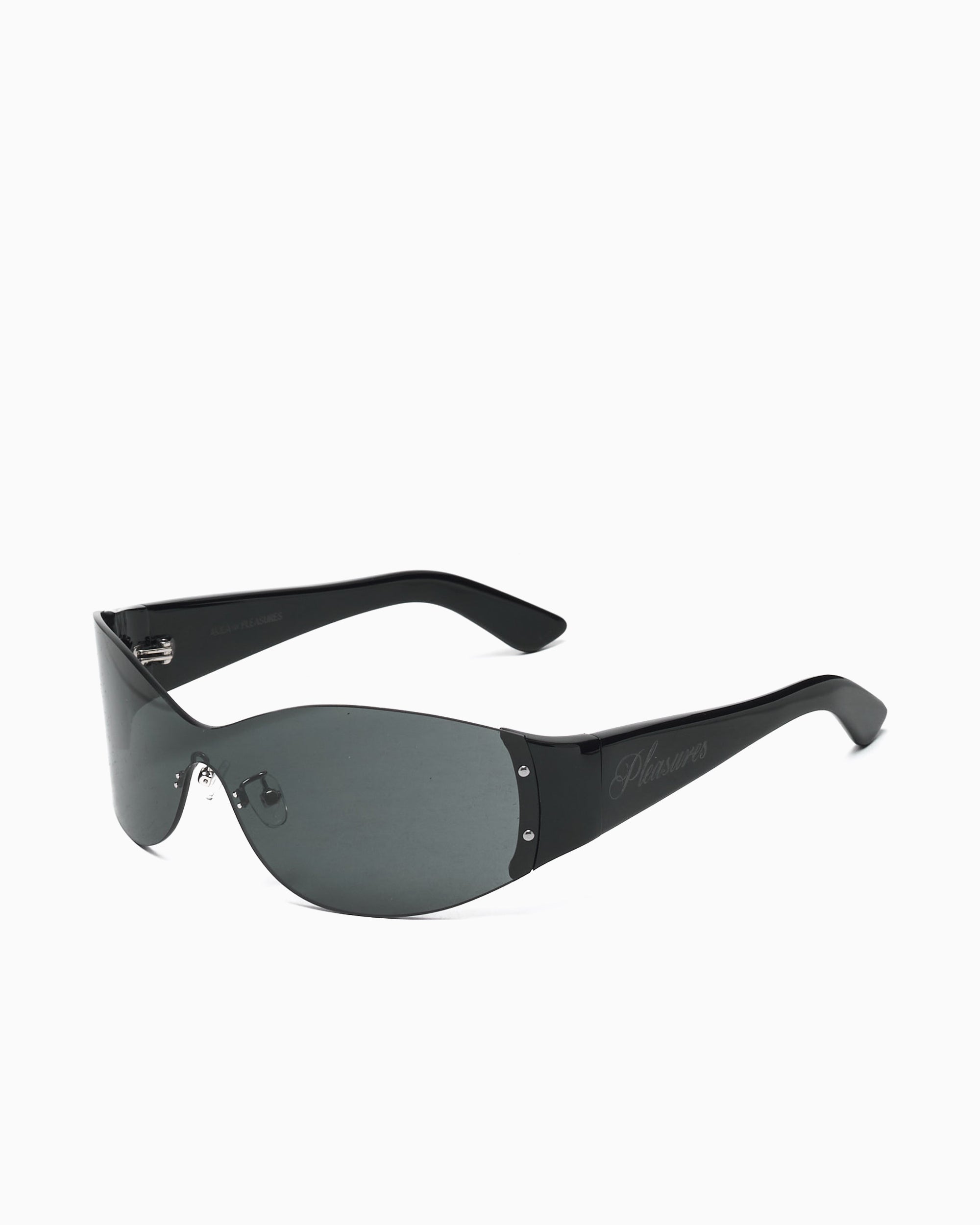 Sunglasses Pleasures Bona Wrap Unisex Sunglasses - P25SU042-BLACK