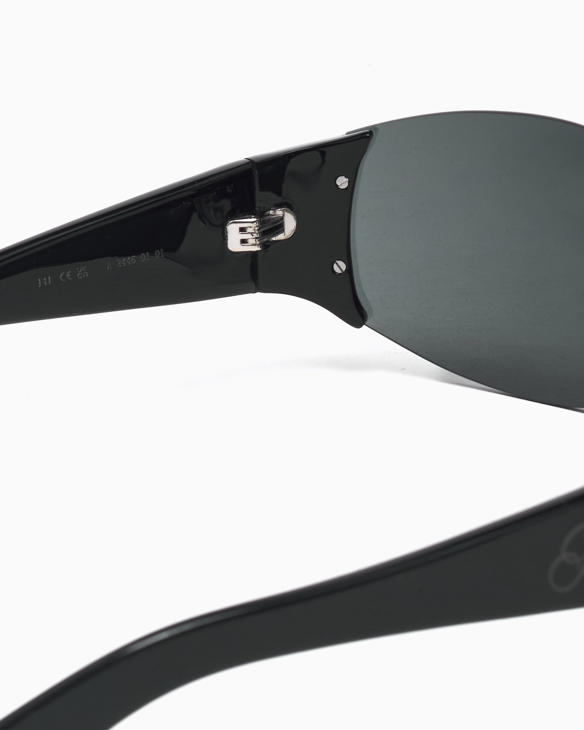 Sunglasses Pleasures Bona Wrap Unisex Sunglasses - P25SU042-BLACK