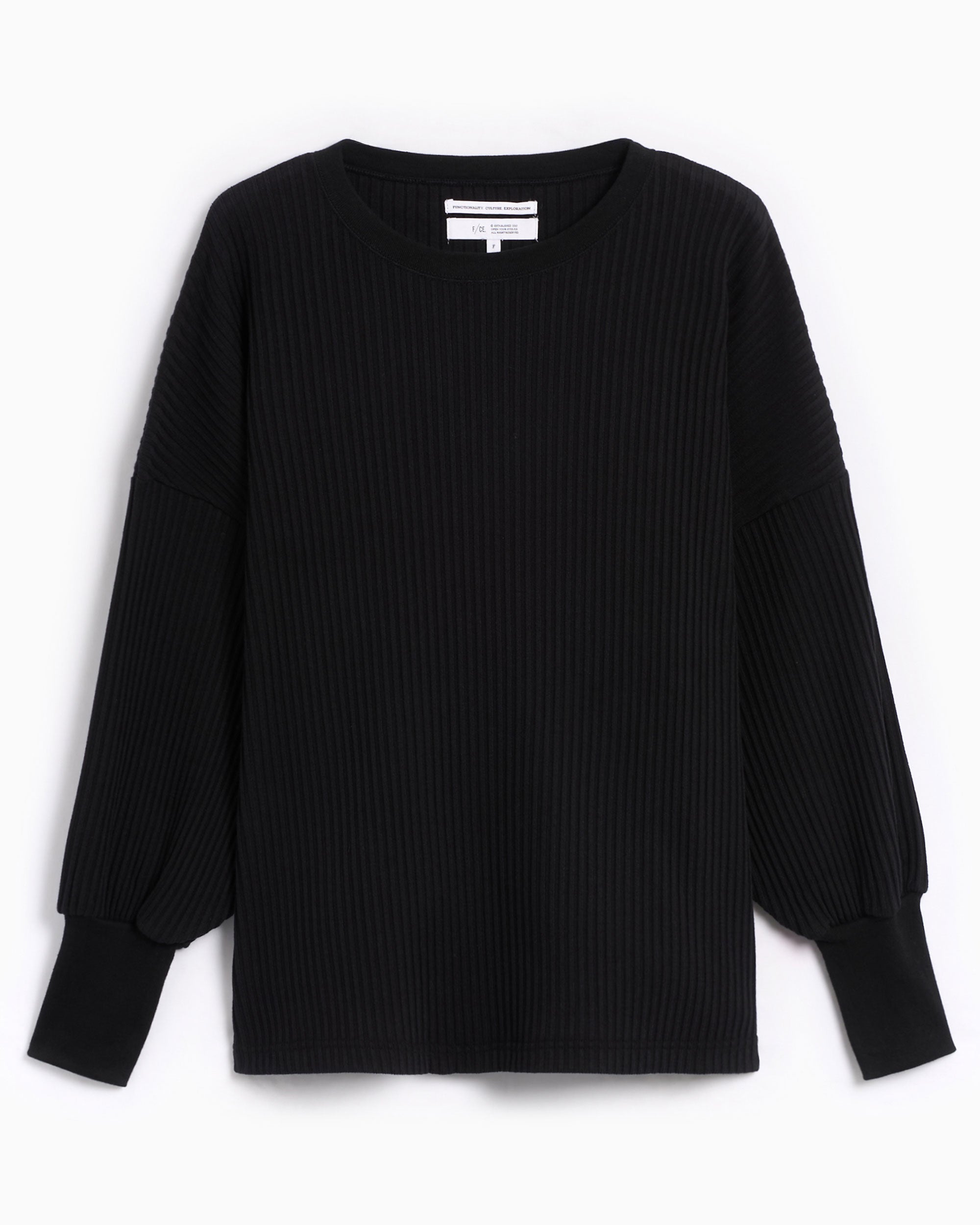 Sweaters F/CE.® F/CE. Vintage Men's Wide Rib Sweater Men's Sweater - FST14241W0002-Black