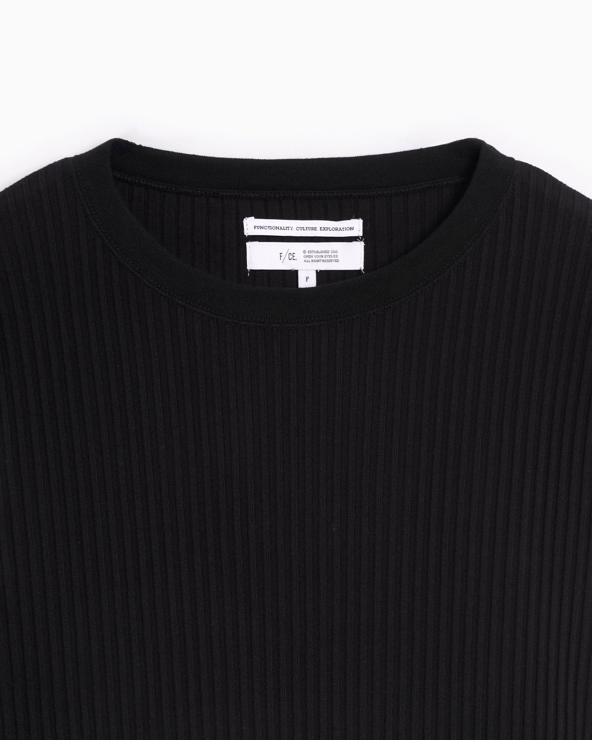 Sweaters F/CE.® F/CE. Vintage Men's Wide Rib Sweater Men's Sweater - FST14241W0002-Black