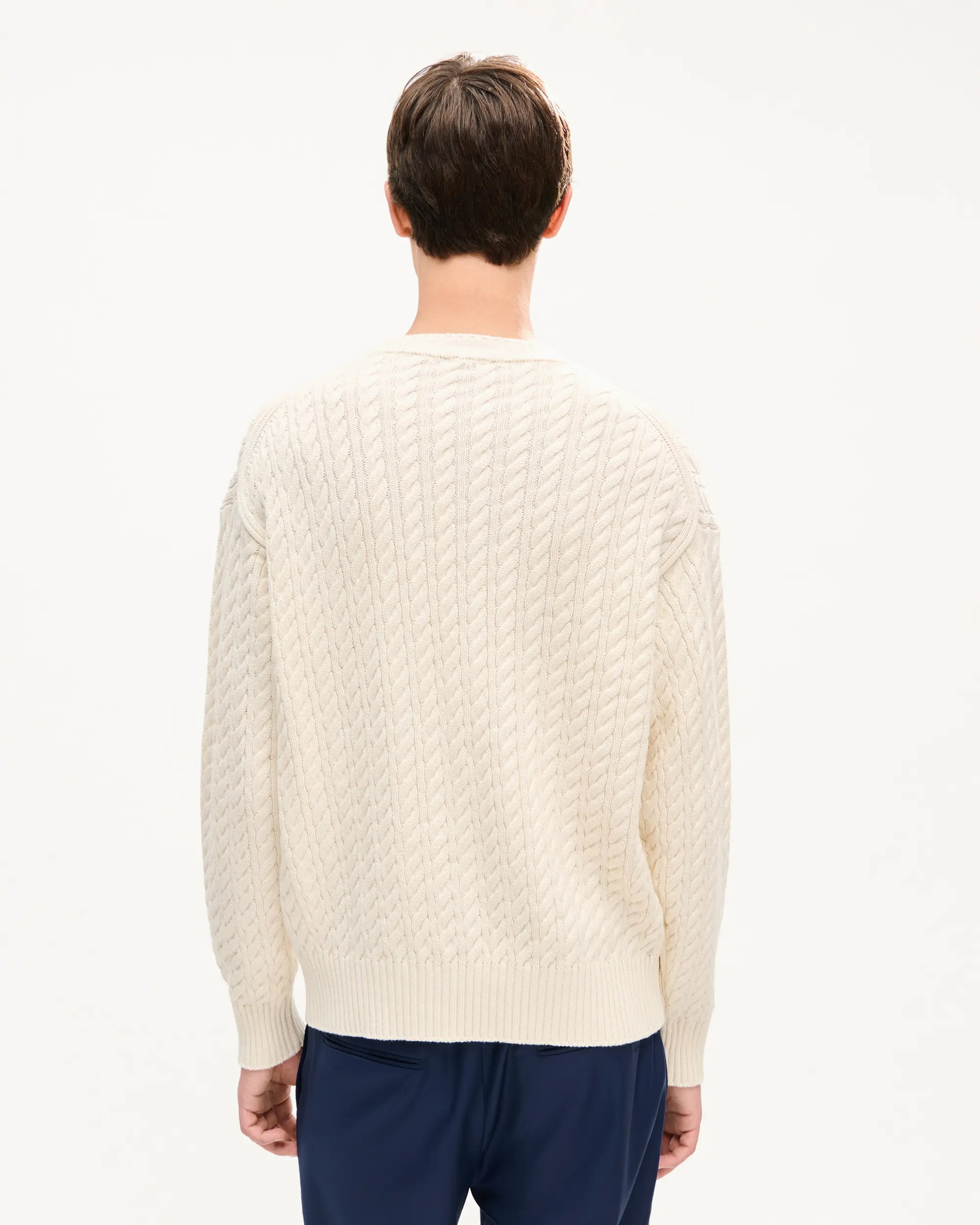 Sweaters Kenzo Signature Embroidered Men's Sweater - FG65PU8123LK-02