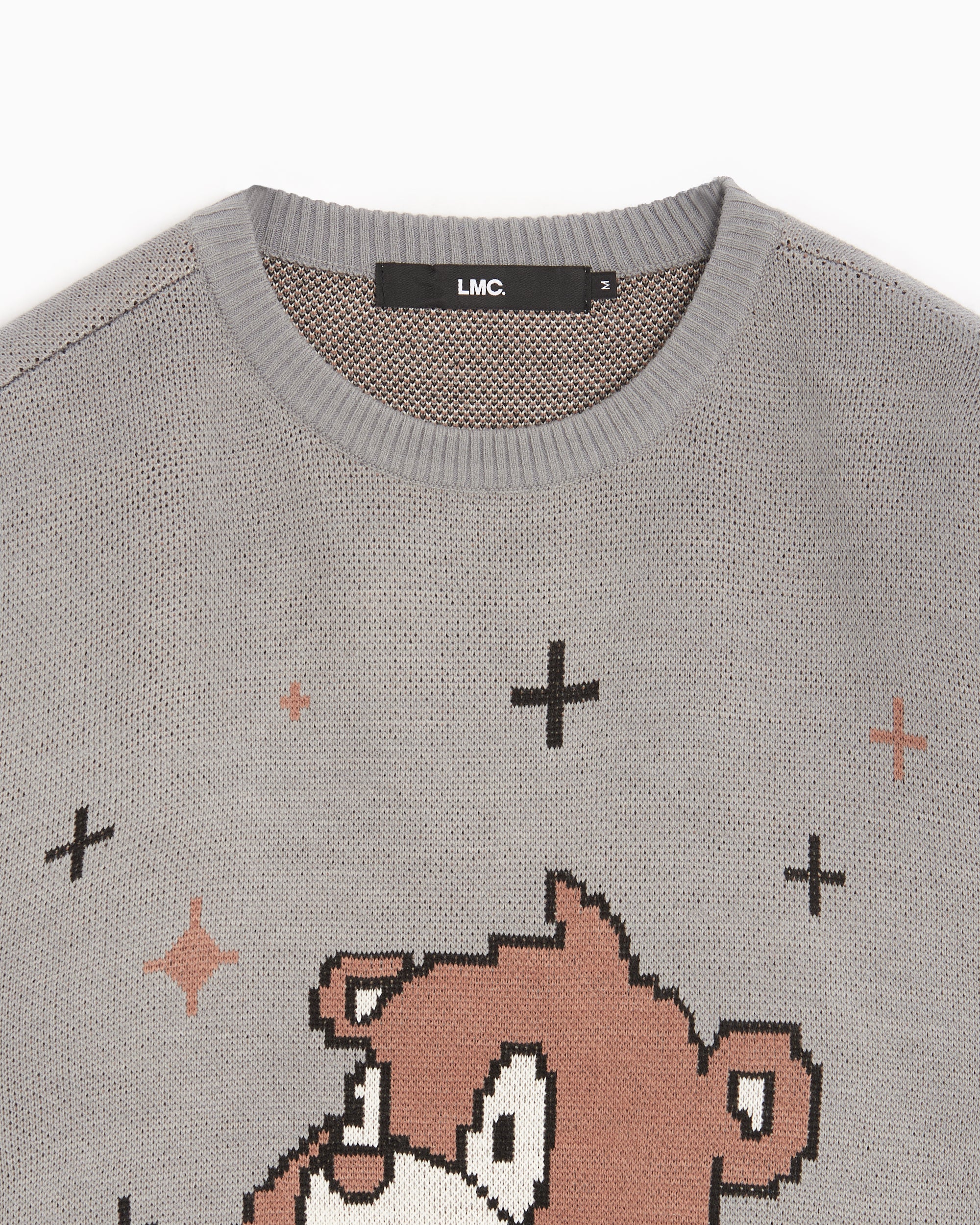 Sweaters LMC Bear Men's Knit Sweater Men's Sweater - LM23FKN106HGY