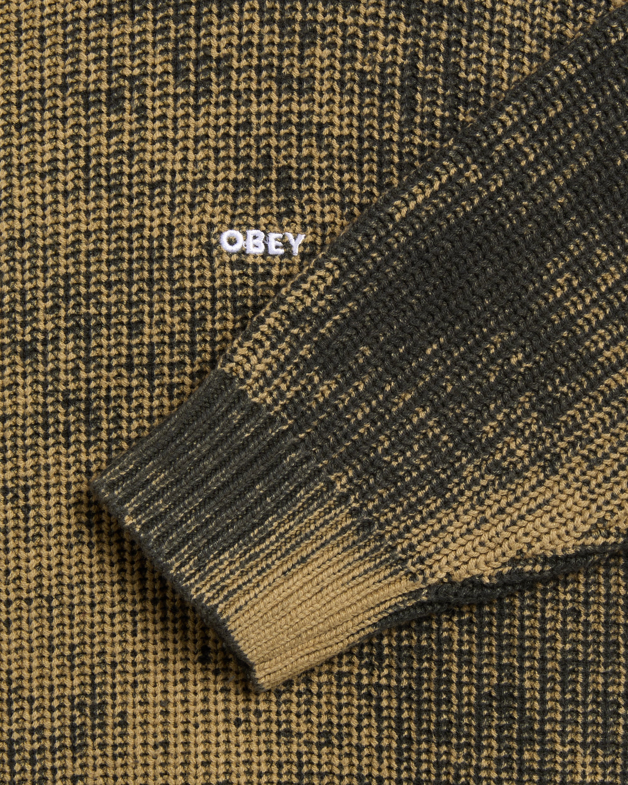 Sweaters OBEY Clothing Spray Effect Relaxed Men's Sweater - 151000109-KBA